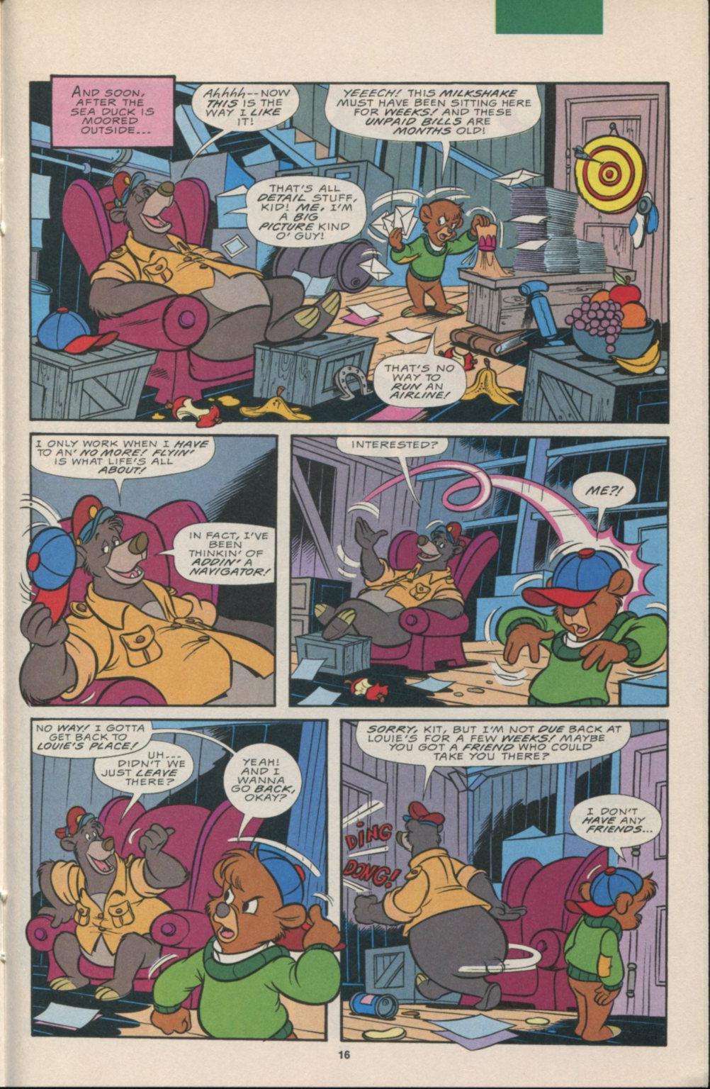 Read online Disney's Tale Spin Limited Series: ''Take Off'' comic -  Issue #1 - 17