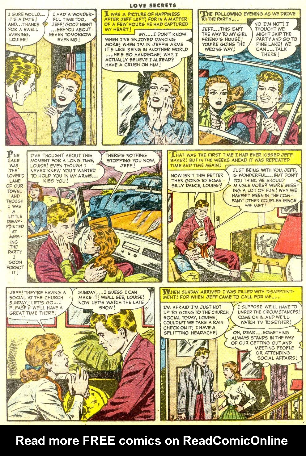 Read online Love Secrets (1953) comic -  Issue #45 - 14