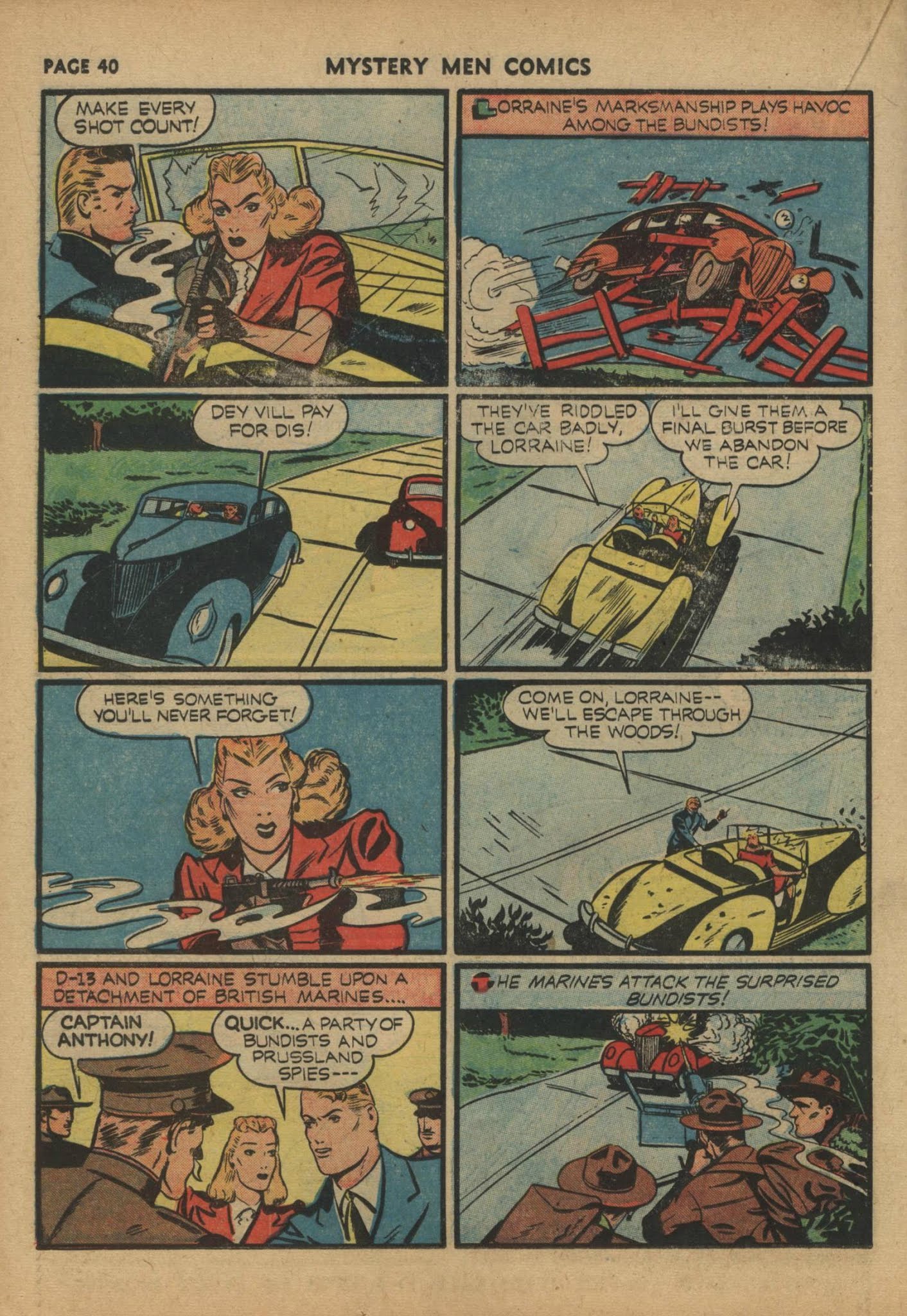 Read online Mystery Men Comics comic -  Issue #19 - 42