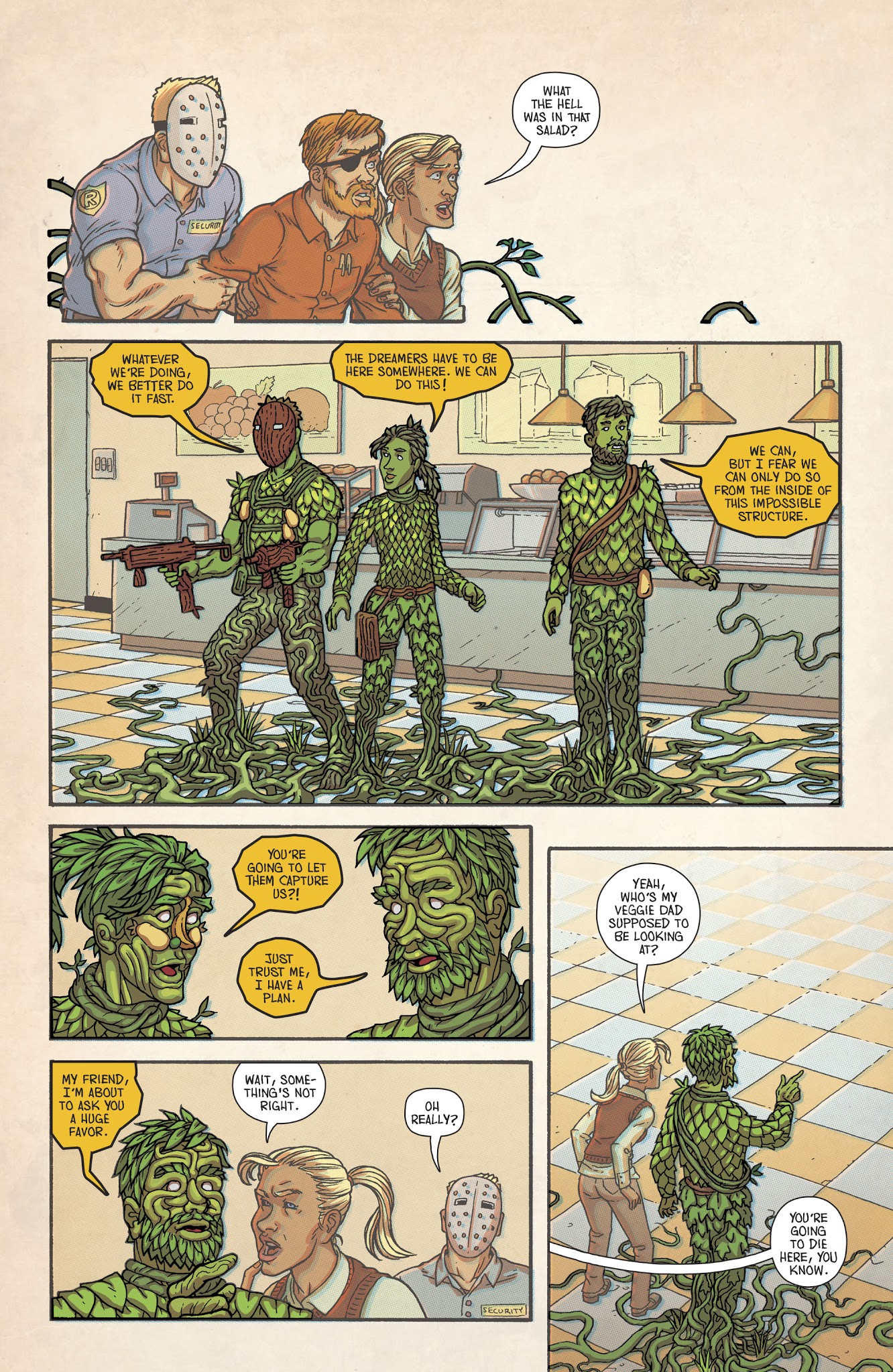 Read online Cave Carson Has a Cybernetic Eye/Swamp Thing Special comic -  Issue # Full - 11