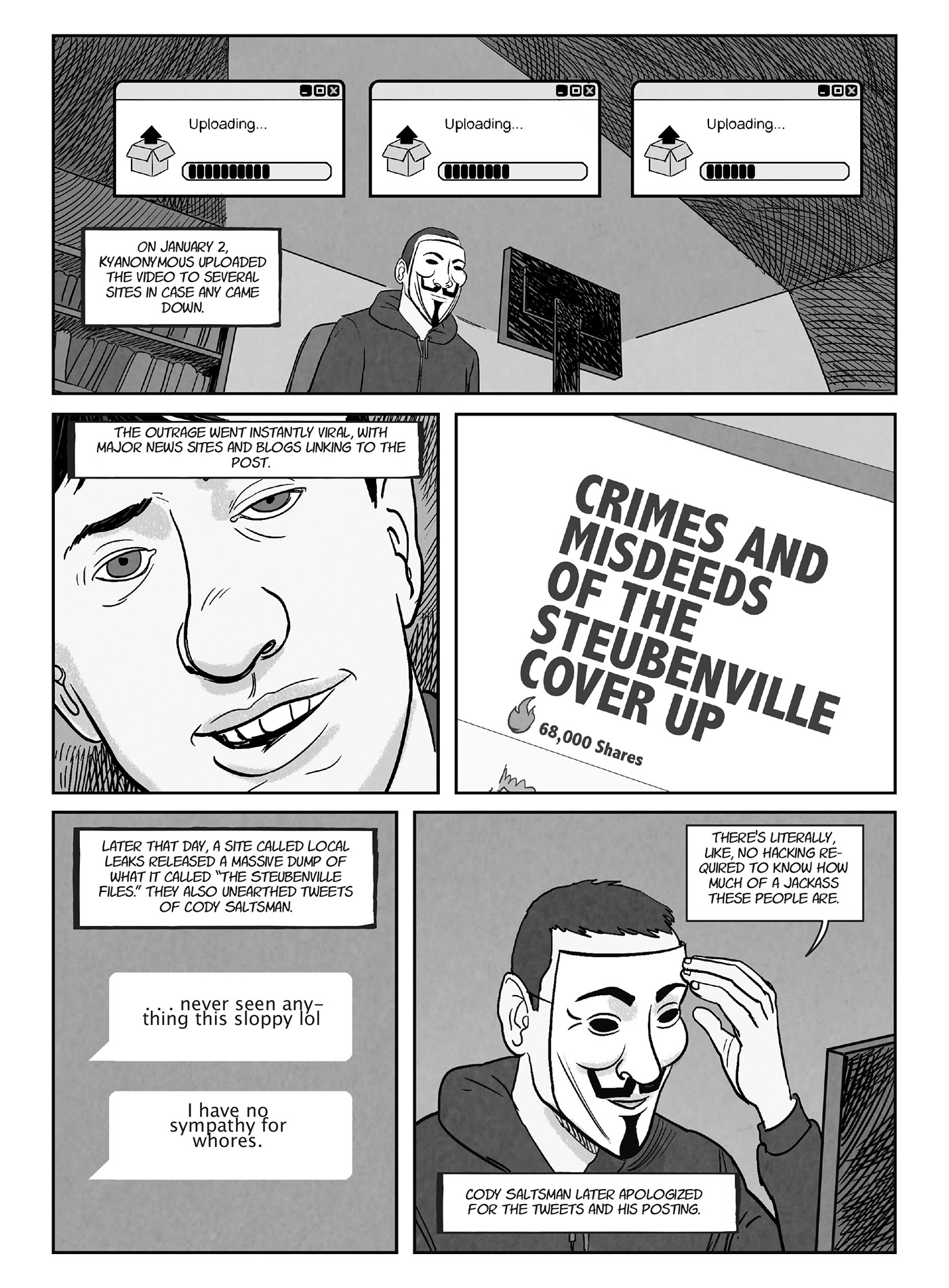 Read online A for Anonymous: How a Mysterious Hacker Collective Transformed the World comic -  Issue # TPB - 94