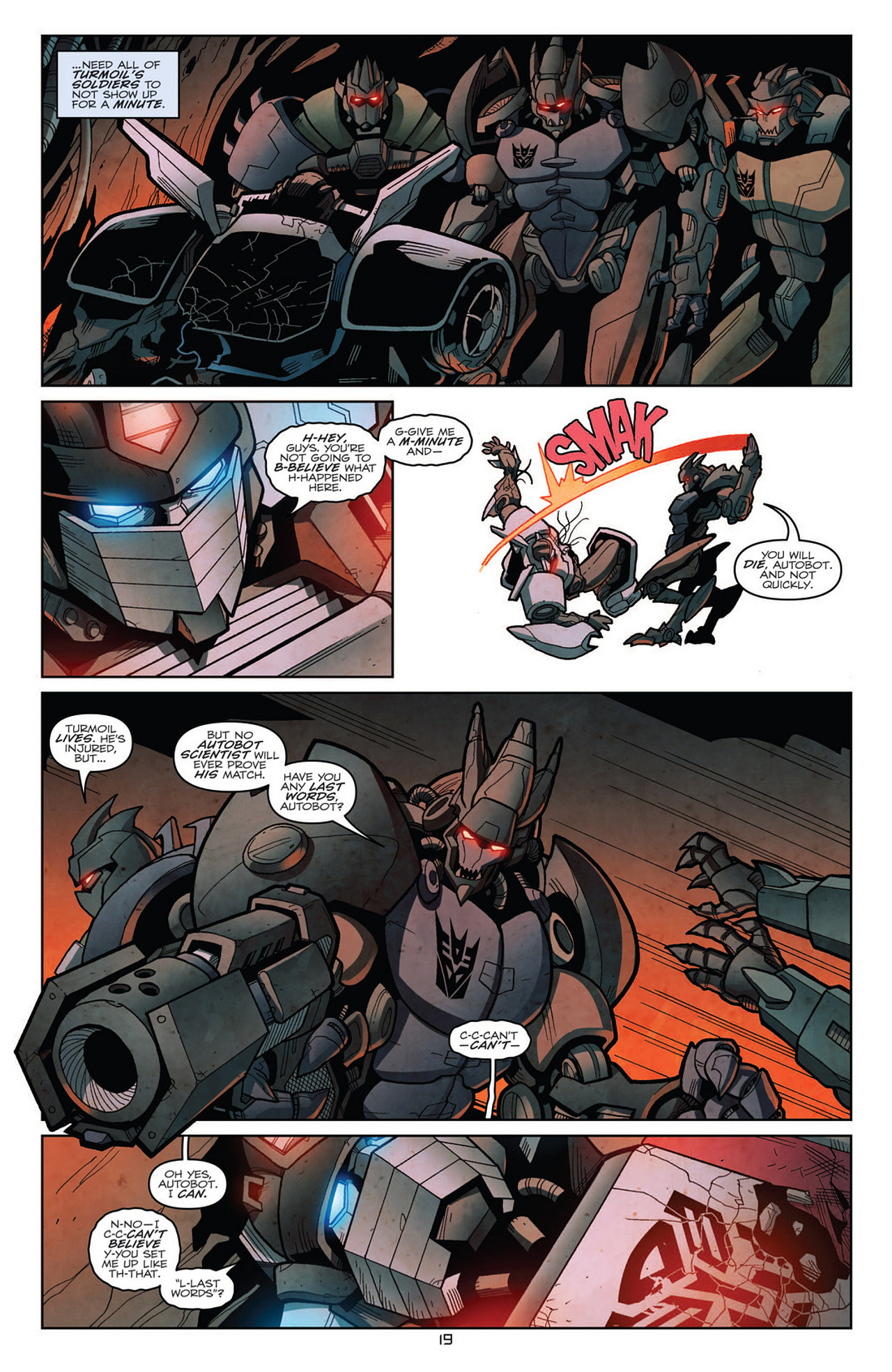 Read online Transformers: Robots In Disguise (2012) comic -  Issue #7 - 21