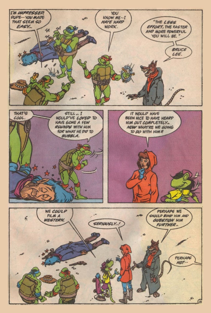 Read online Teenage Mutant Ninja Turtles Adventures (1989) comic -  Issue #19 - 22