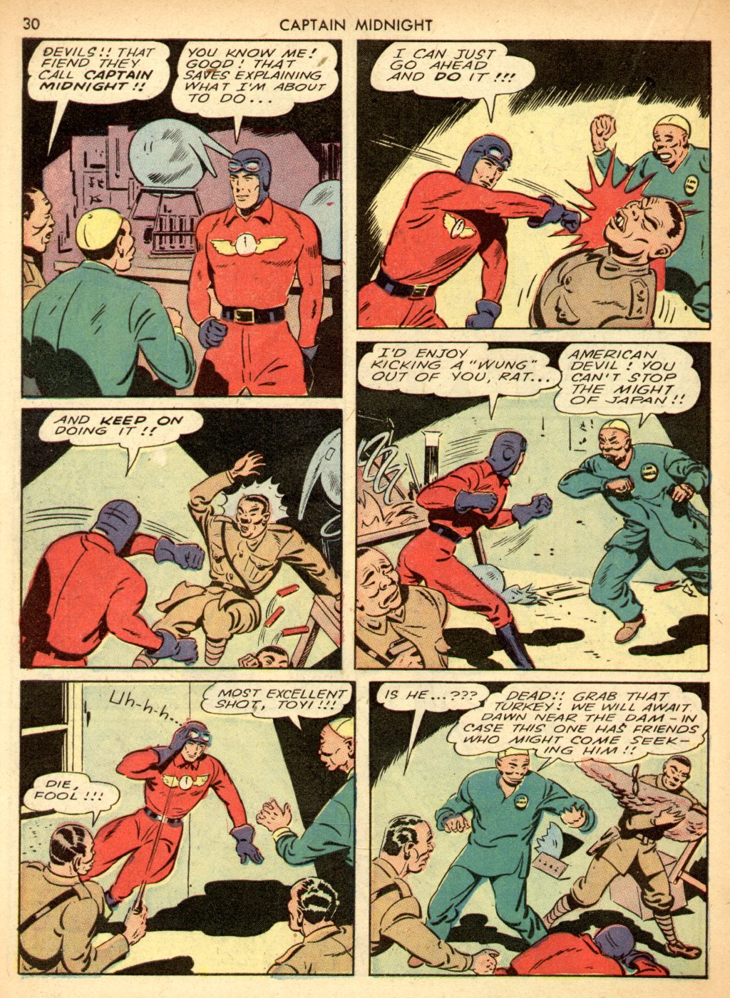 Read online Captain Midnight (1942) comic -  Issue #3 - 30