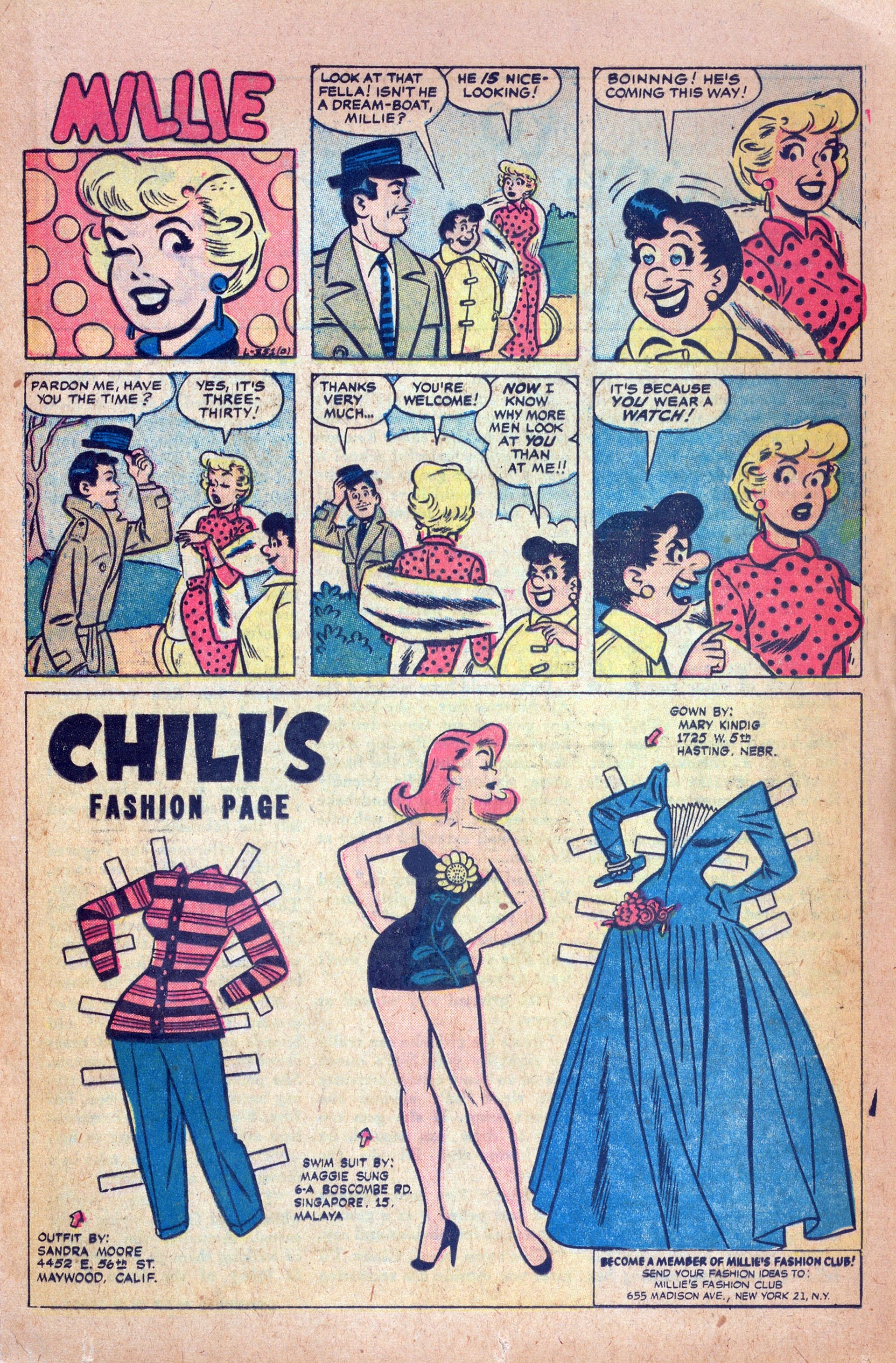 Read online Millie the Model comic -  Issue #76 - 17