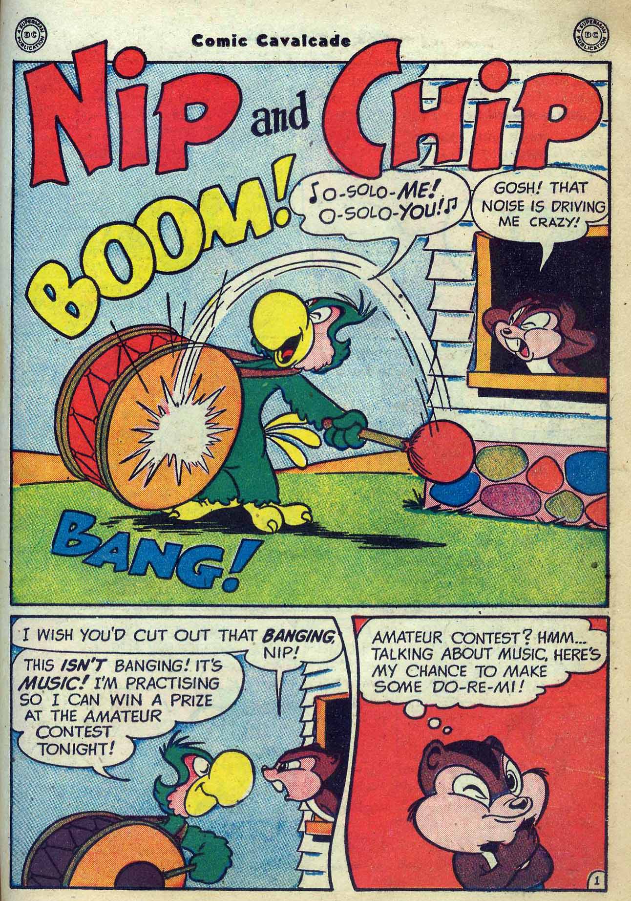 Read online Comic Cavalcade comic -  Issue #33 - 57