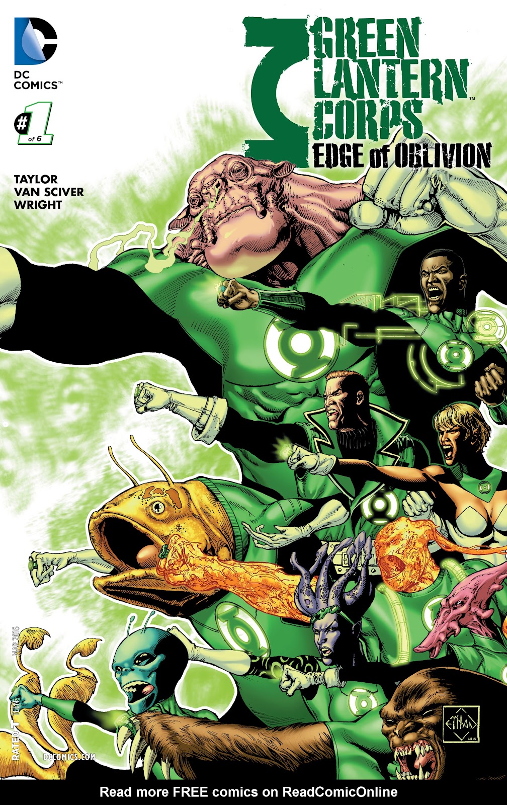 Green Lantern Corps: Edge of Oblivion issue 1 - Page 1
