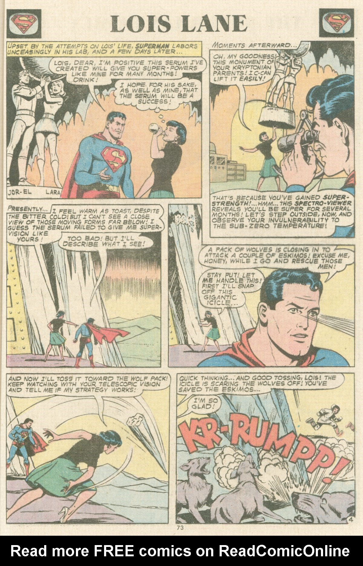 Read online The Superman Family comic -  Issue #164 - 73