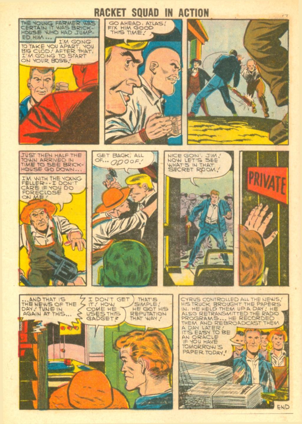 Read online Racket Squad in Action comic -  Issue #26 - 16