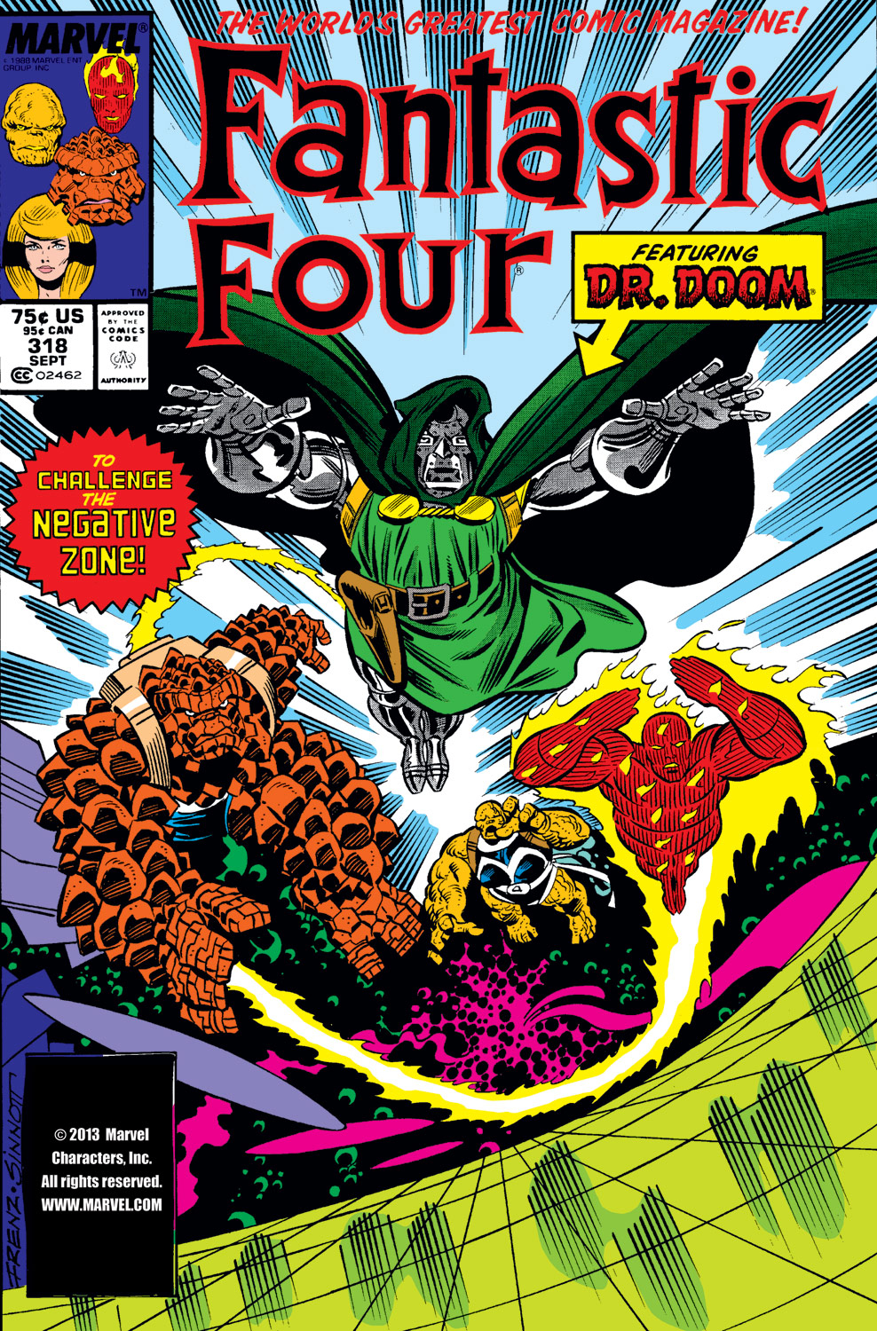 Read online Fantastic Four (1961) comic -  Issue #318 - 1