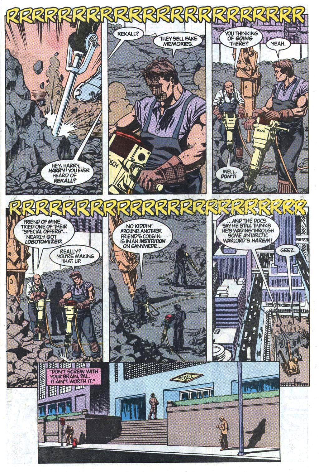 Read online Total Recall (1990) comic -  Issue # Full - 7