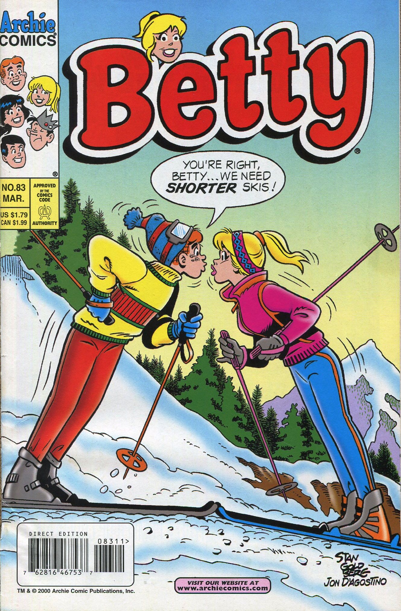 Read online Betty comic -  Issue #83 - 1