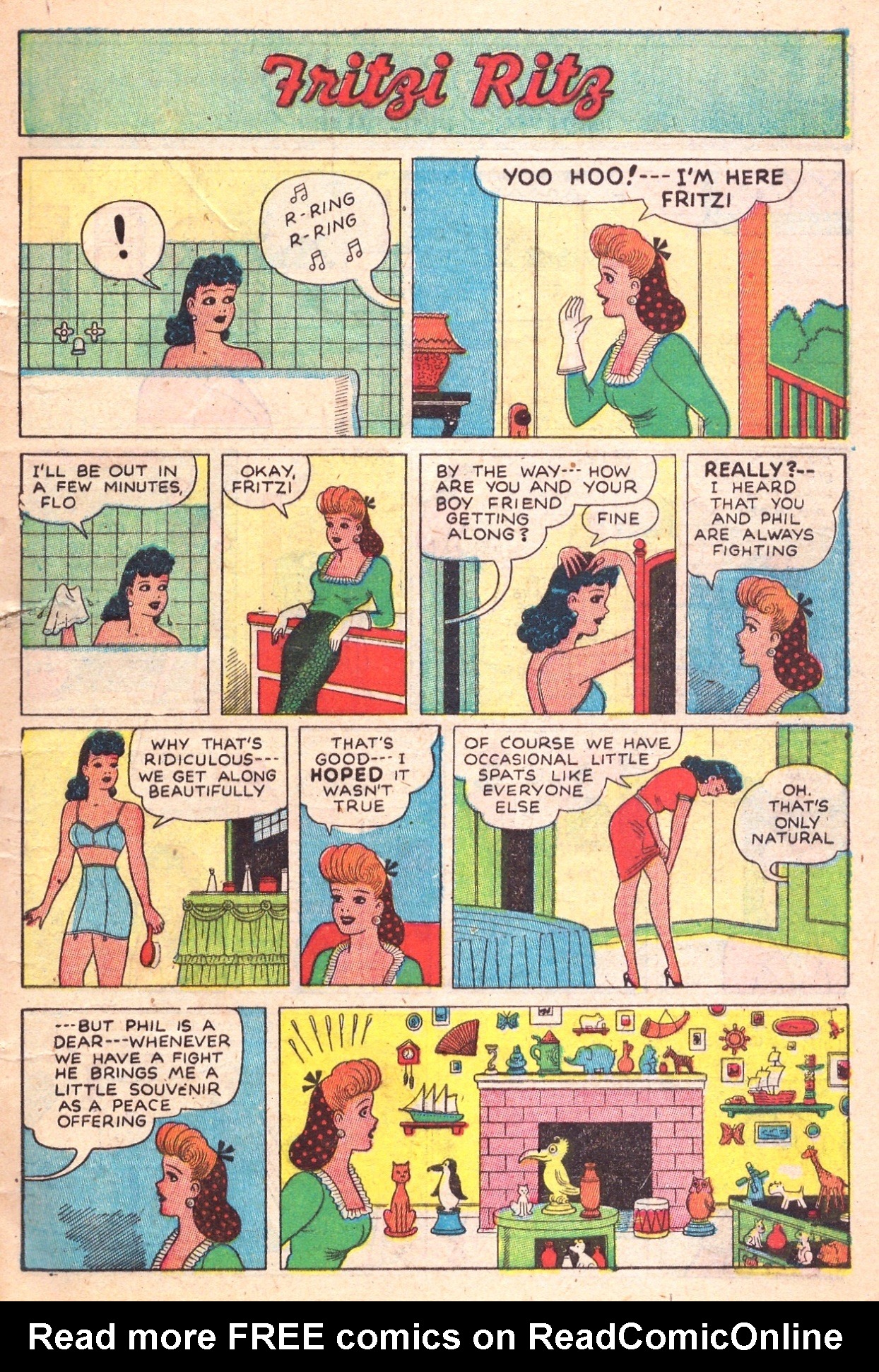 Read online Fritzi Ritz (1948) comic -  Issue #1 - 5