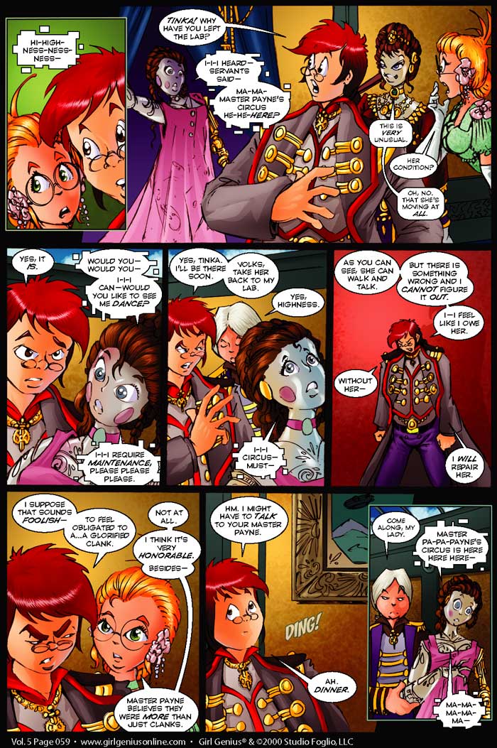 Read online Girl Genius (2002) comic -  Issue #5 - 59