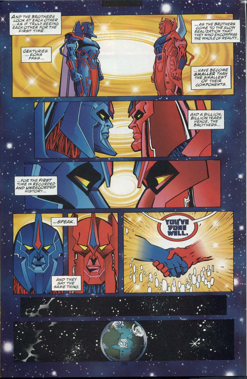 Read online DC vs. Marvel comic -  Issue #4 - 34