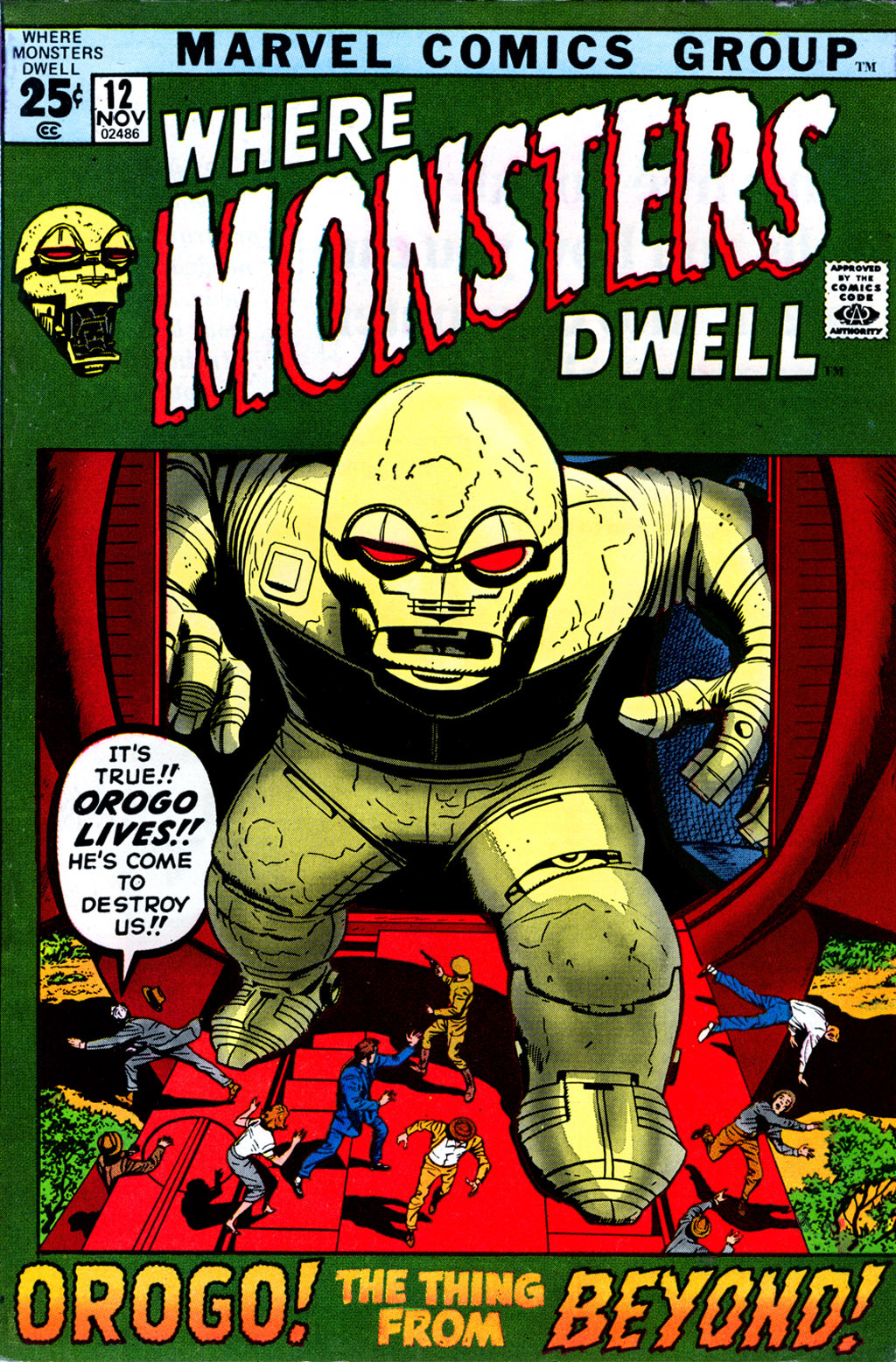 Read online Where Monsters Dwell (1970) comic -  Issue #12 - 1