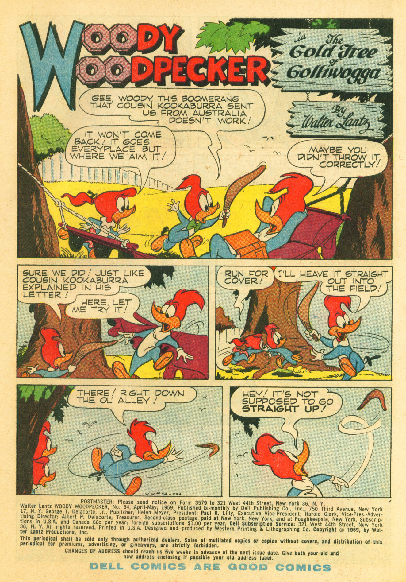 Read online Walter Lantz Woody Woodpecker (1952) comic -  Issue #54 - 3