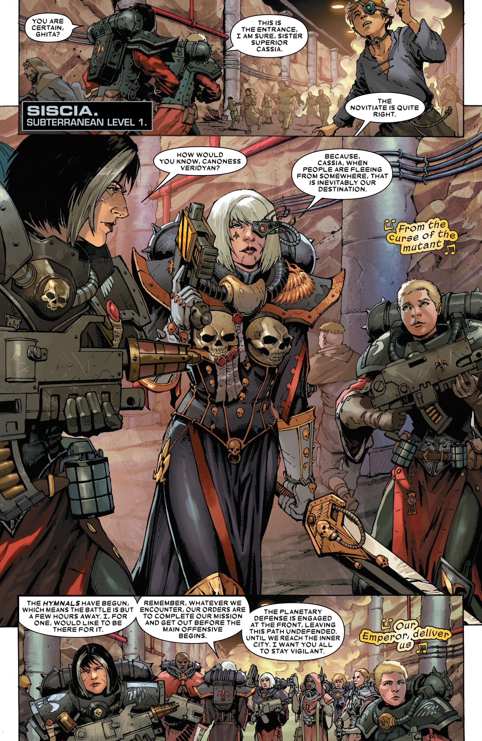 Read online Warhammer 40,000: Sisters Of Battle comic -  Issue #1 - 6