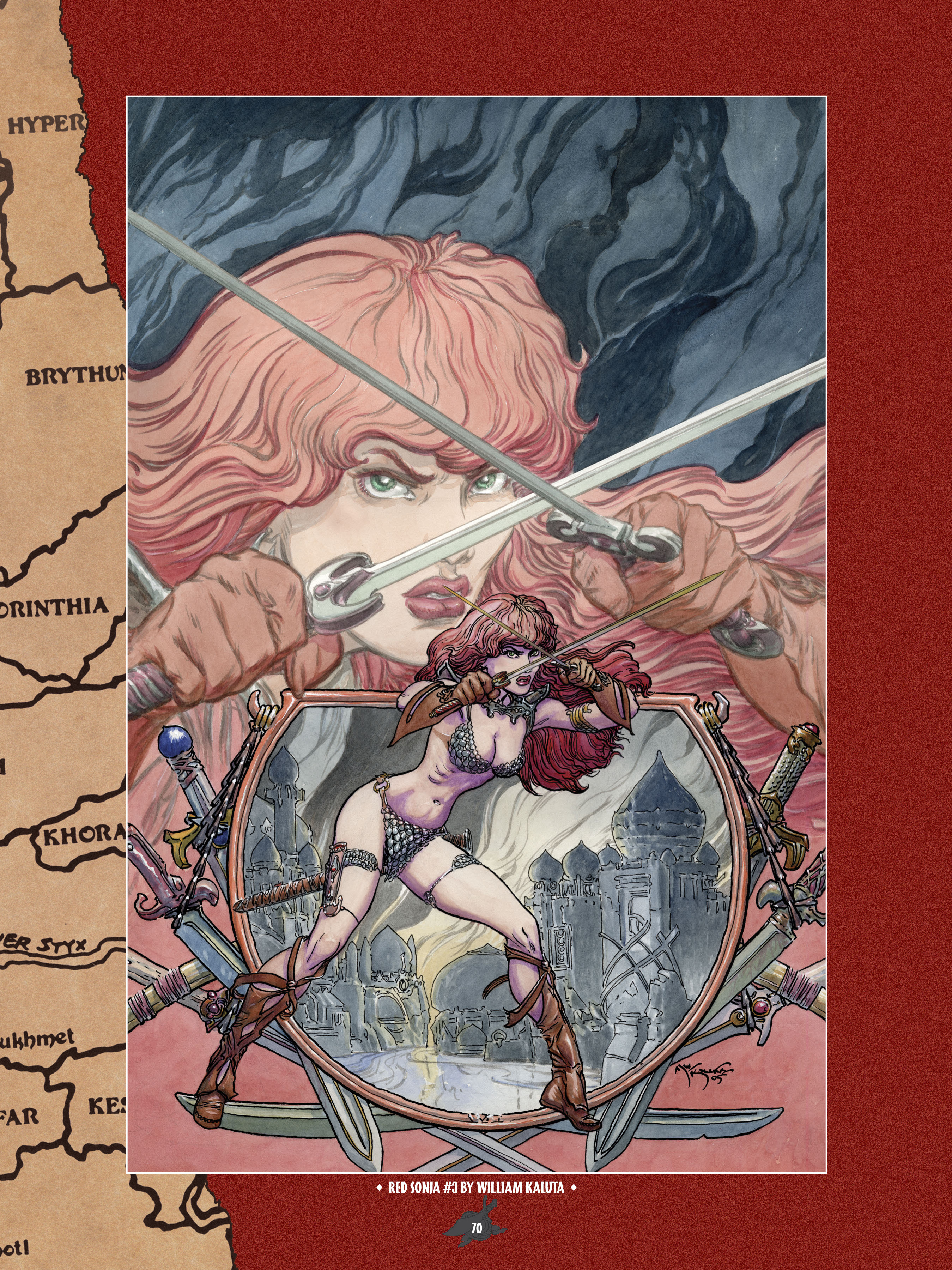 Read online The Art of Red Sonja comic -  Issue # TPB 1 (Part 1) - 69