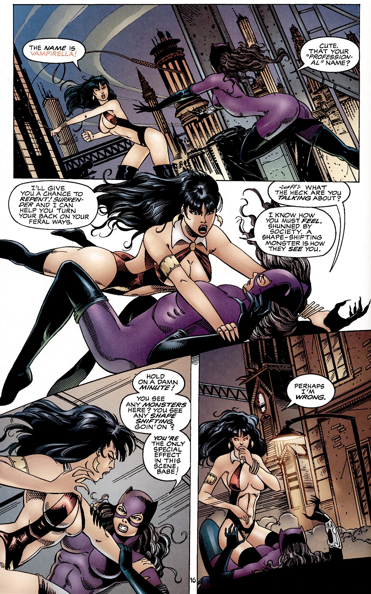 Read online Catwoman/Vampirella: The Furies comic -  Issue # Full - 18