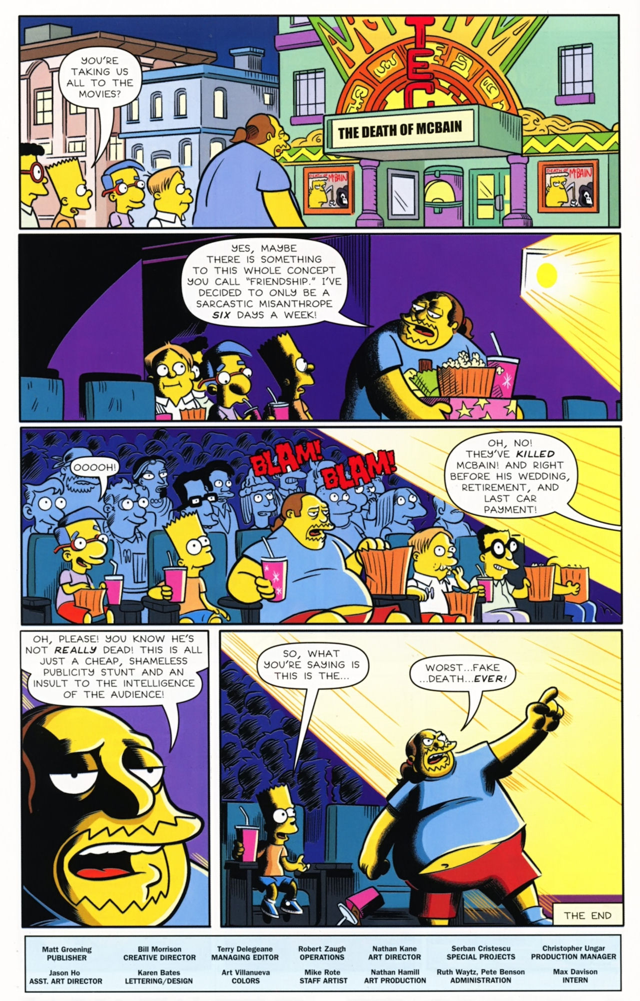 Read online Bongo Comics presents Comic Book Guy: The Comic Book comic -  Issue #5 - 32