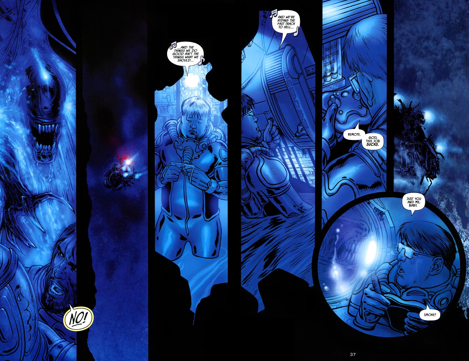 Aliens: Fast Track to Heaven issue Full - Page 37