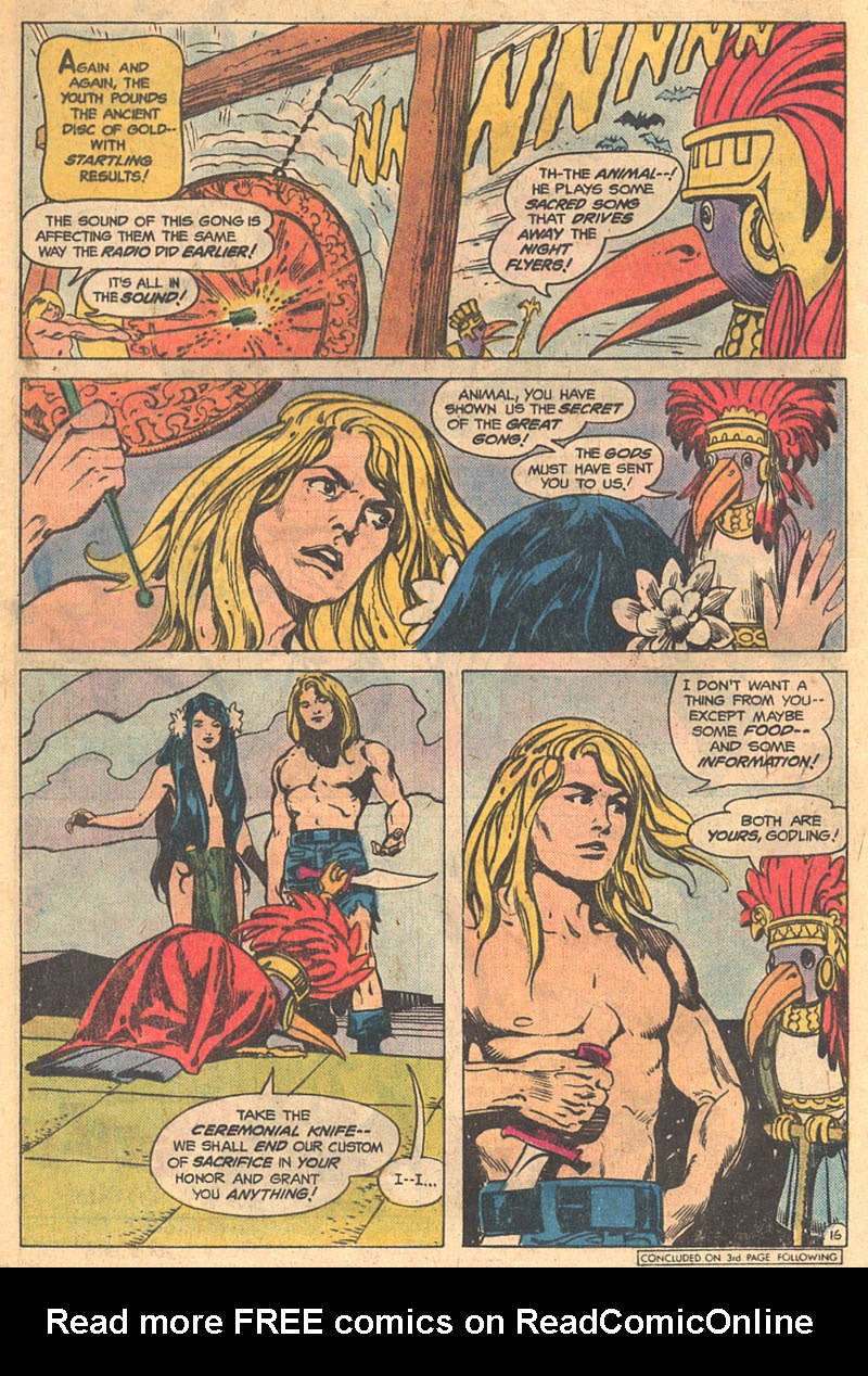 Read online Kamandi, The Last Boy On Earth comic -  Issue #52 - 18