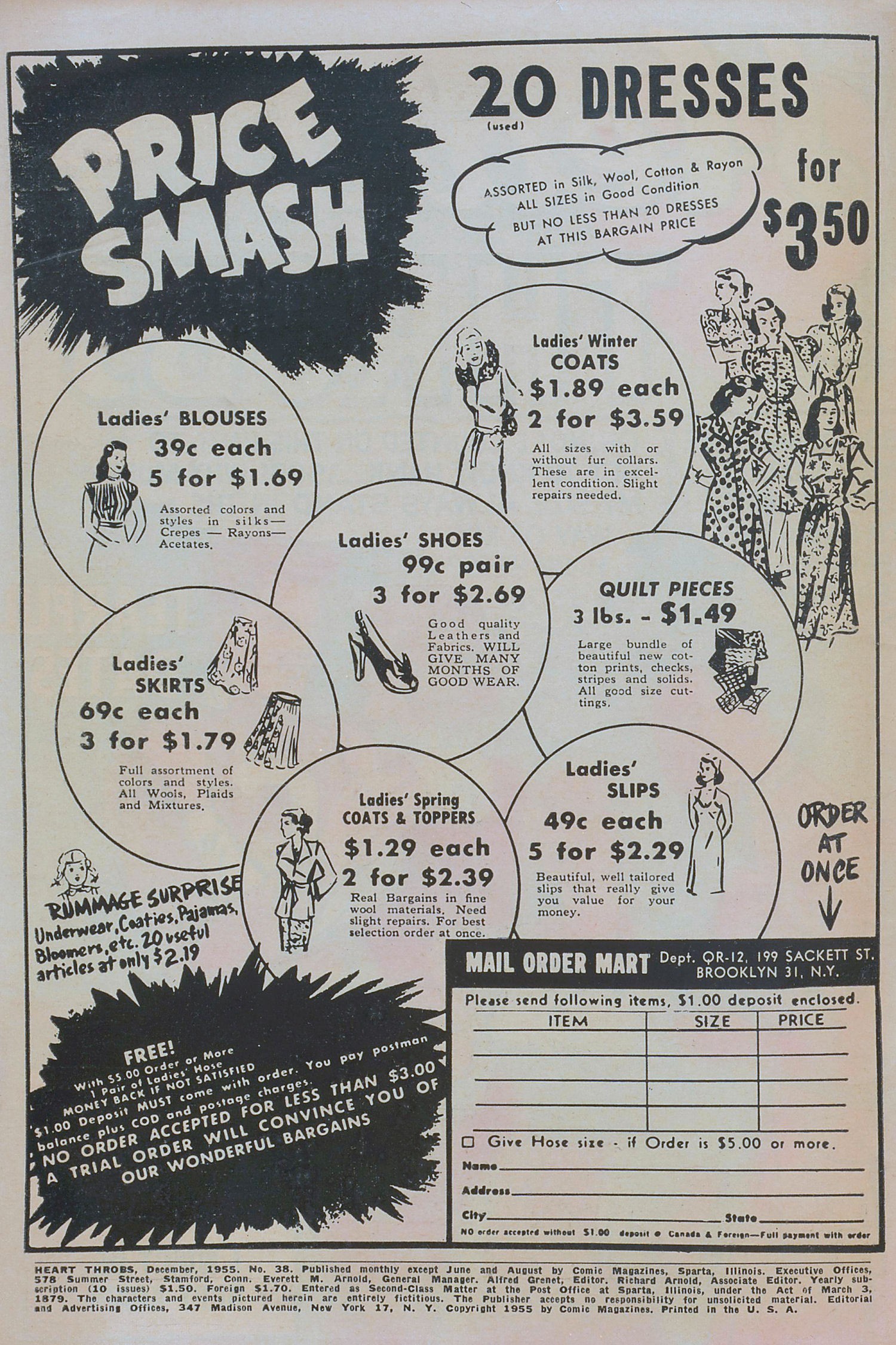 Read online Heart Throbs comic -  Issue #38 - 2