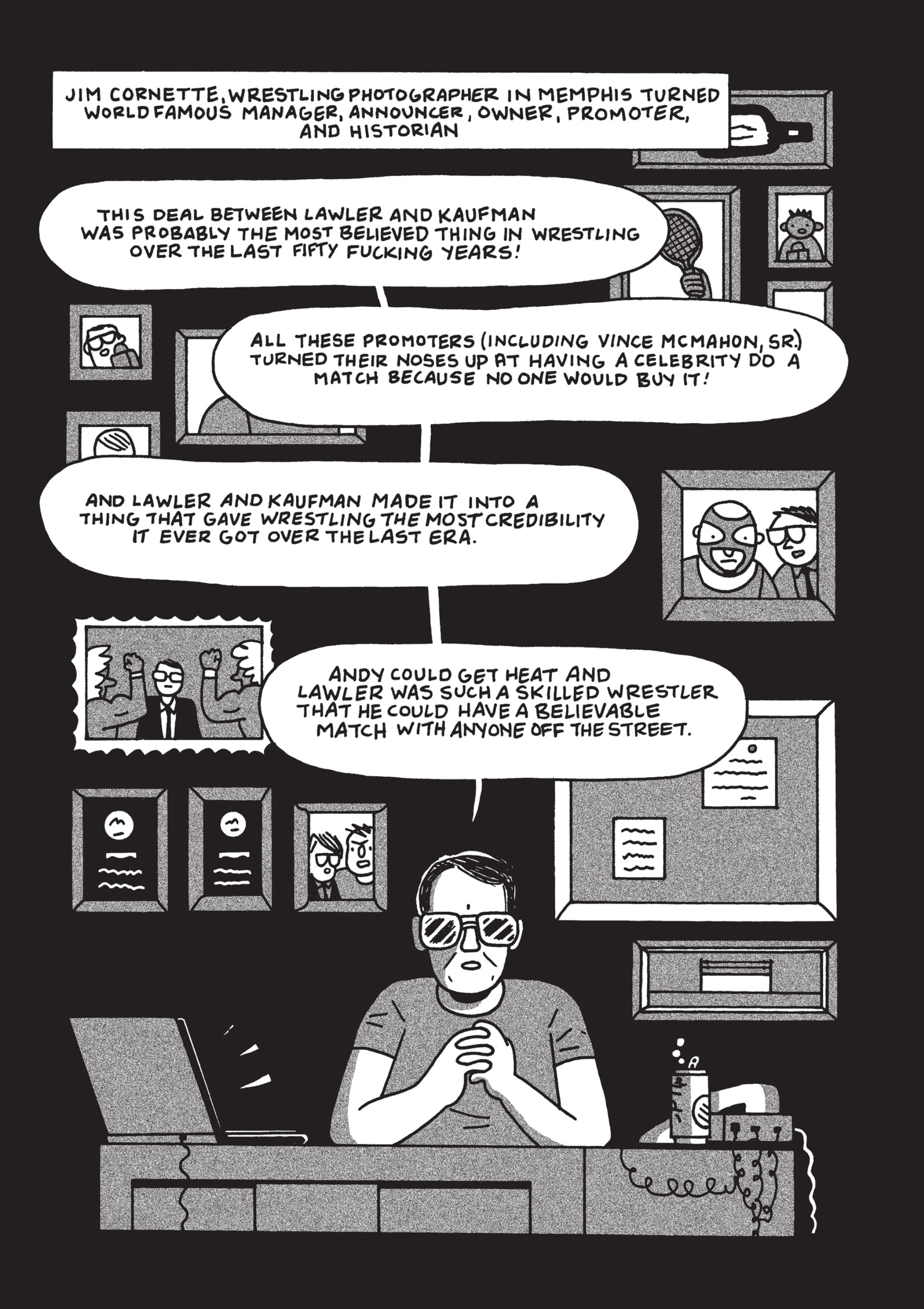 Read online Is This Guy For Real?: The Unbelievable Andy Kaufman comic -  Issue # TPB (Part 3) - 27