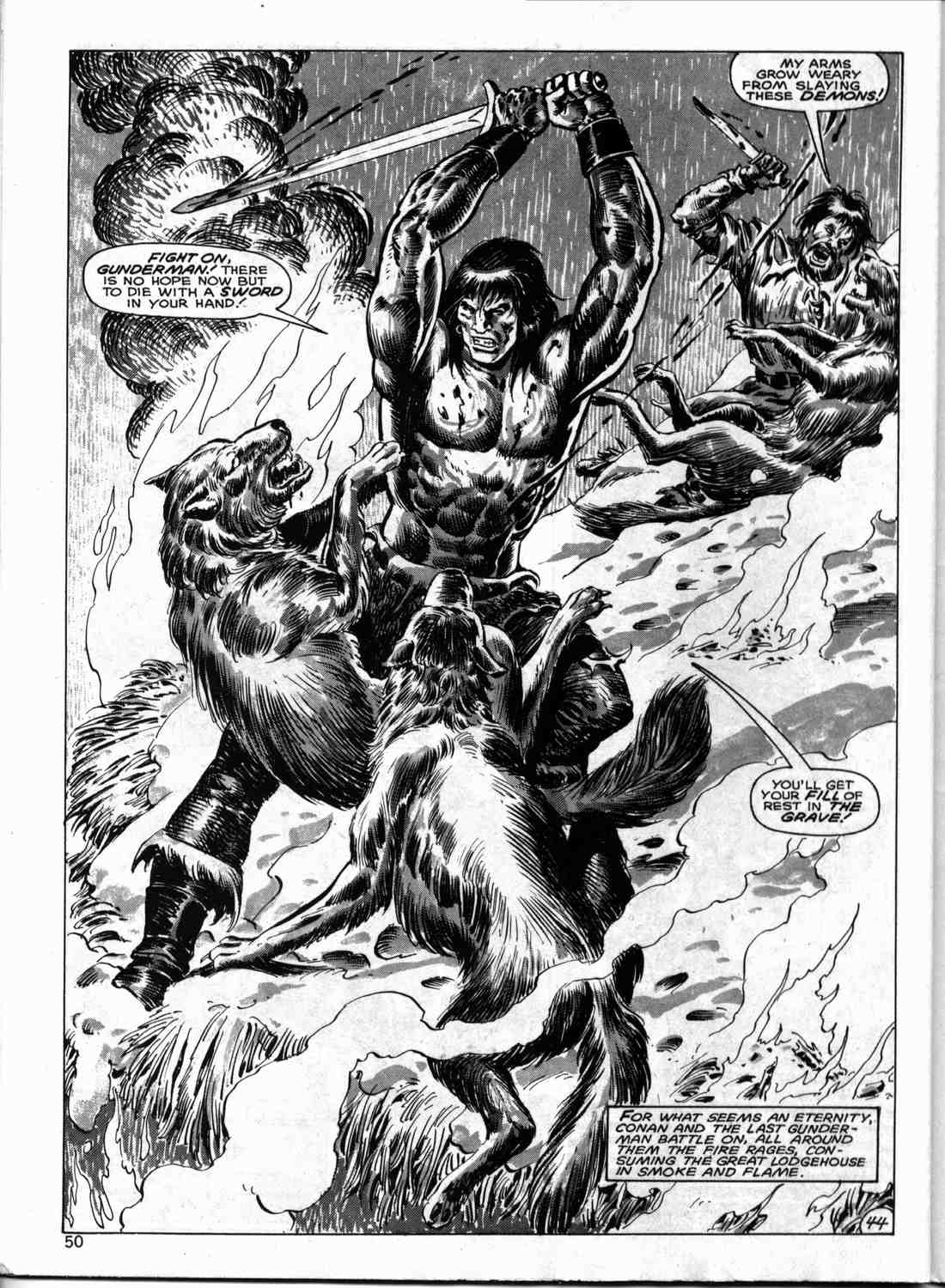 Read online The Savage Sword Of Conan comic -  Issue #133 - 49