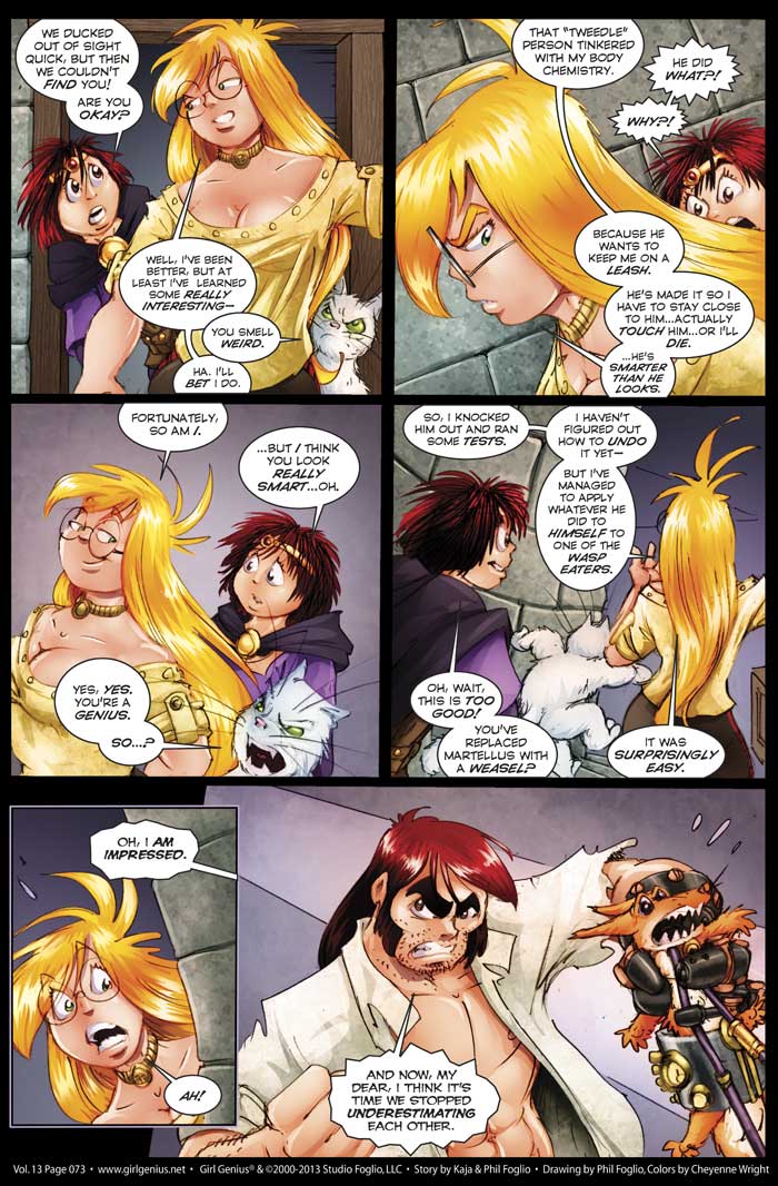 Read online Girl Genius (2002) comic -  Issue #13 - 74