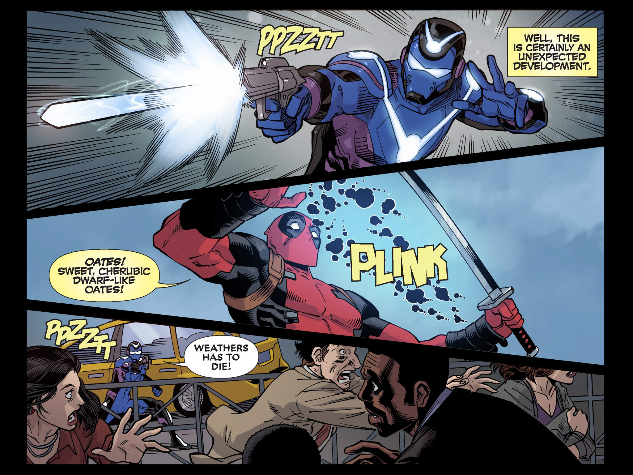 Read online Deadpool & Cable: Split Second Infinite Comic comic -  Issue #2 - 46