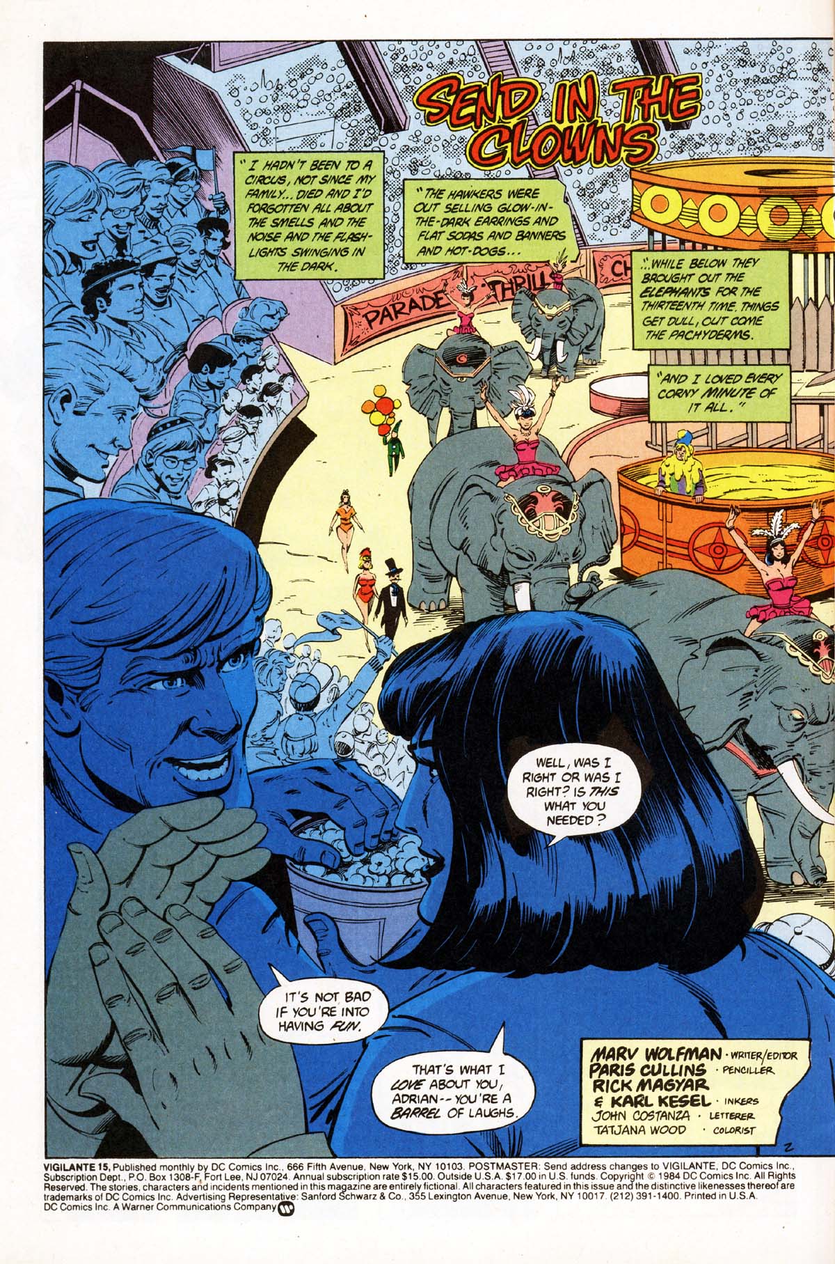 Read online Vigilante (1983) comic -  Issue #15 - 3