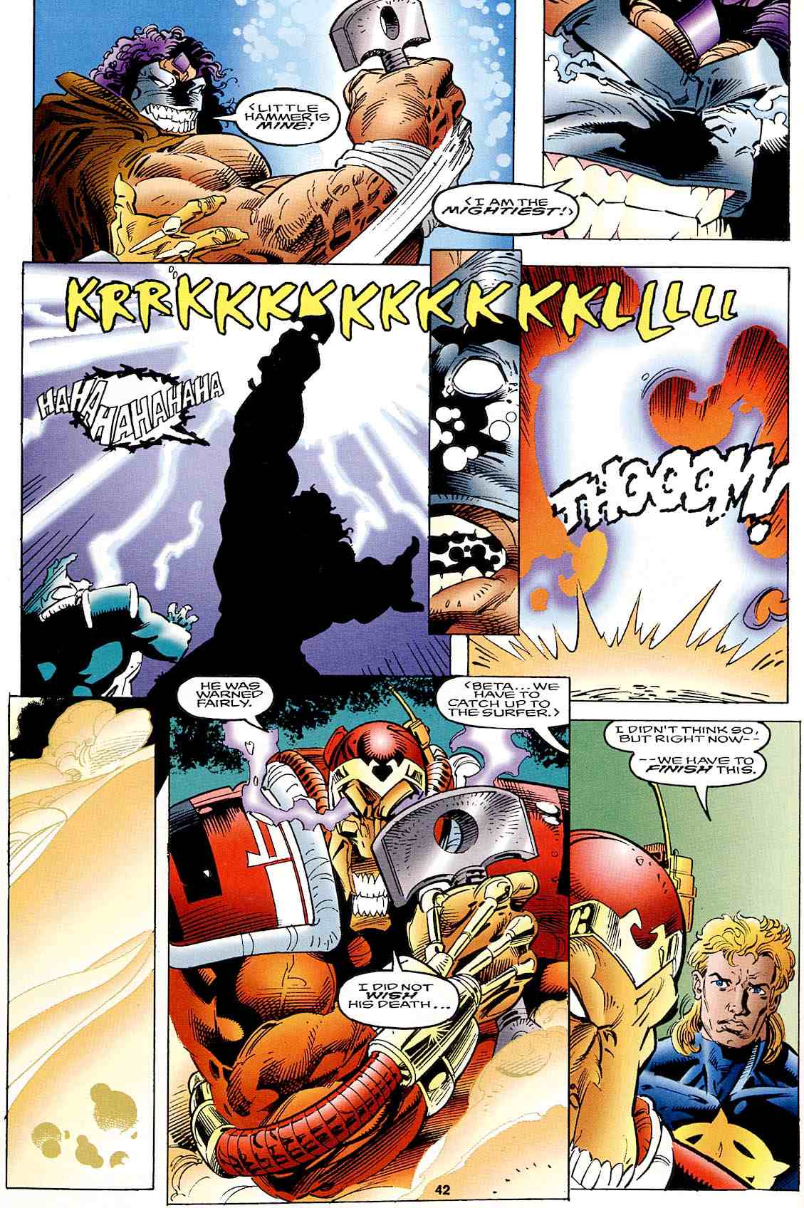 Read online Cosmic Powers Unlimited comic -  Issue #4 - 36