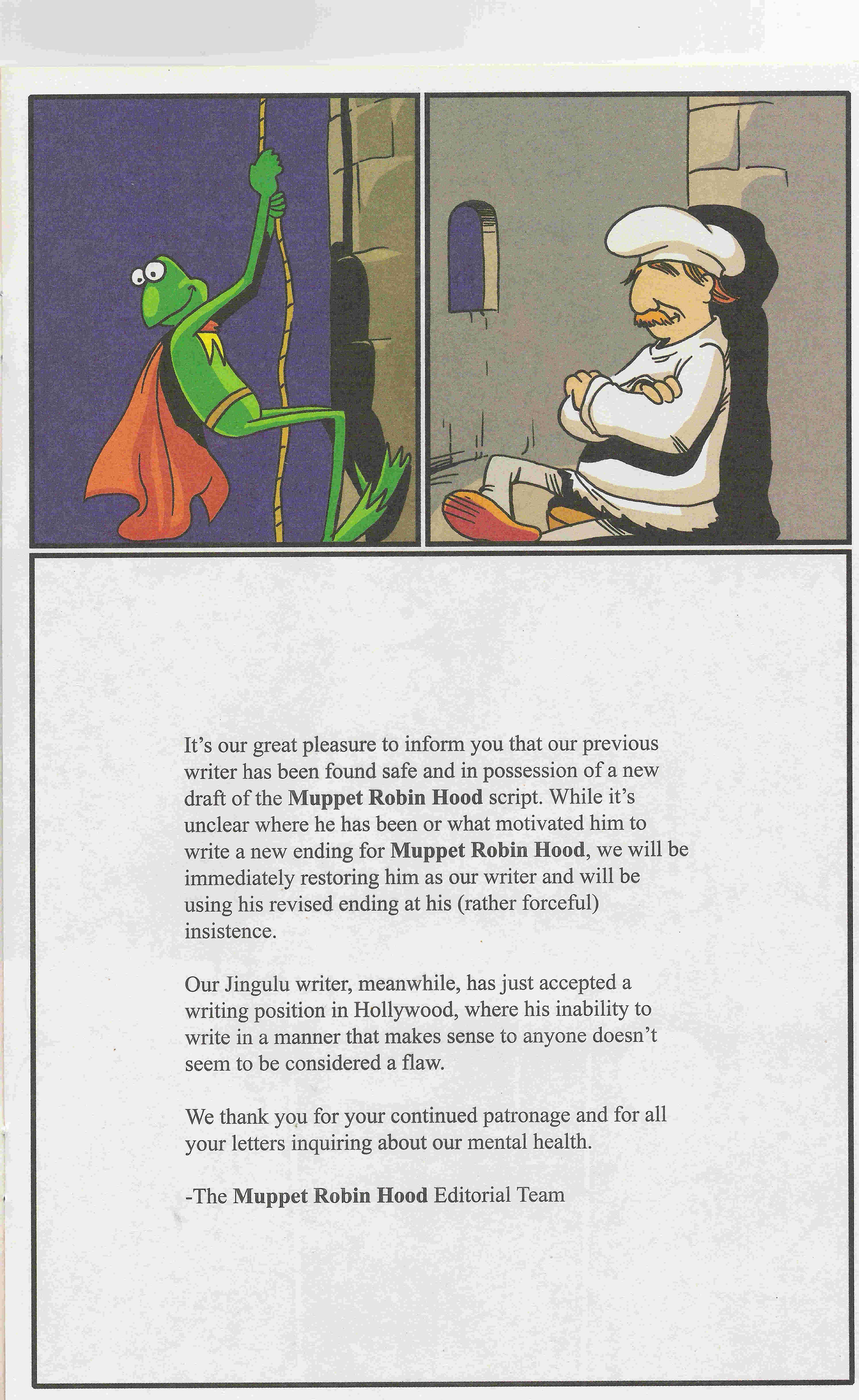 Read online Muppet Robin Hood comic -  Issue #4 - 14
