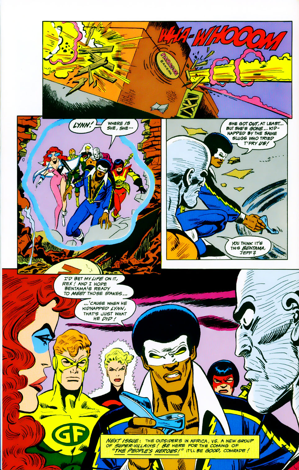 Read online The Outsiders (1985) comic -  Issue #9 - 21