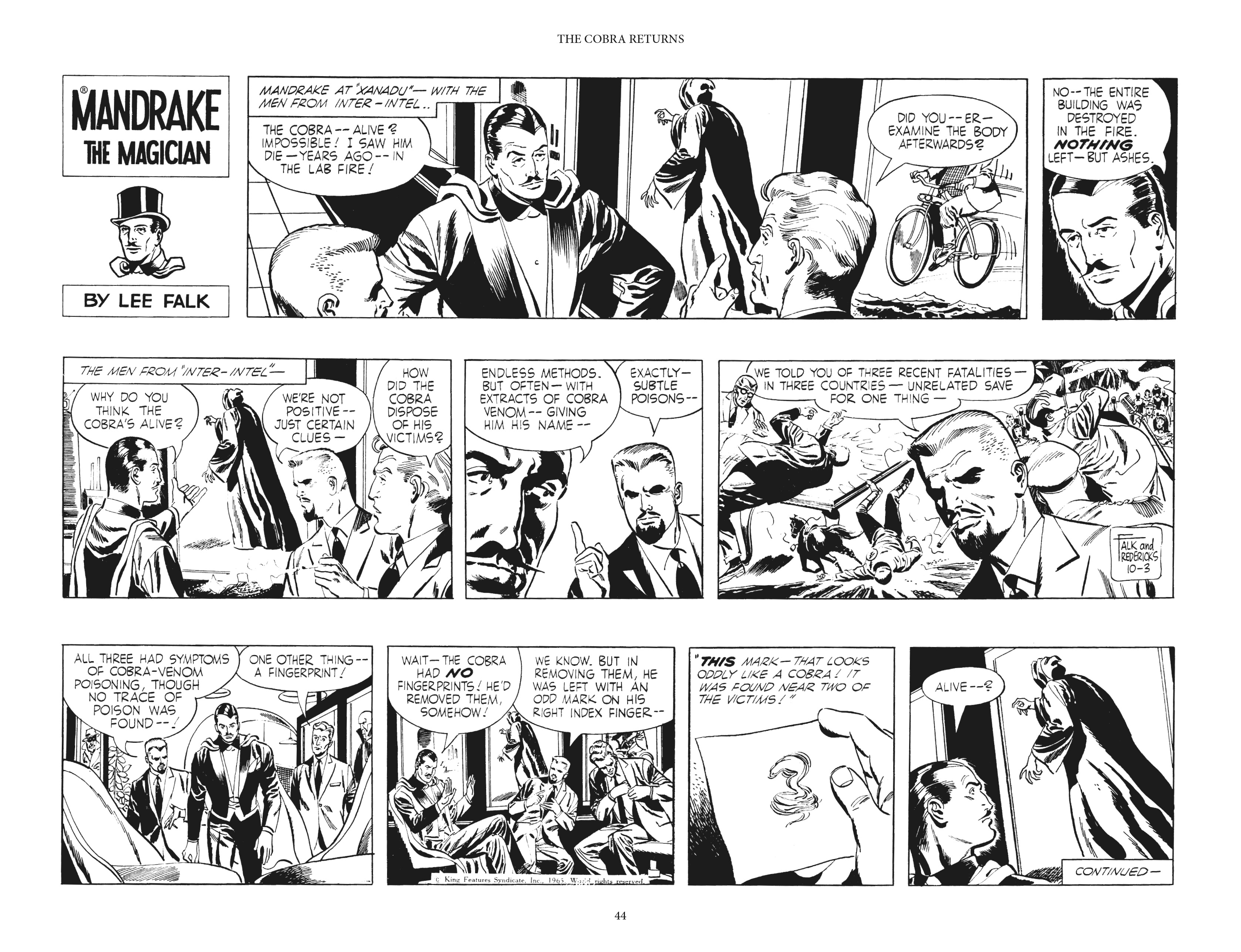 Read online Mandrake the Magician: The Fred Fredricks Sundays comic -  Issue # TPB (Part 1) - 45