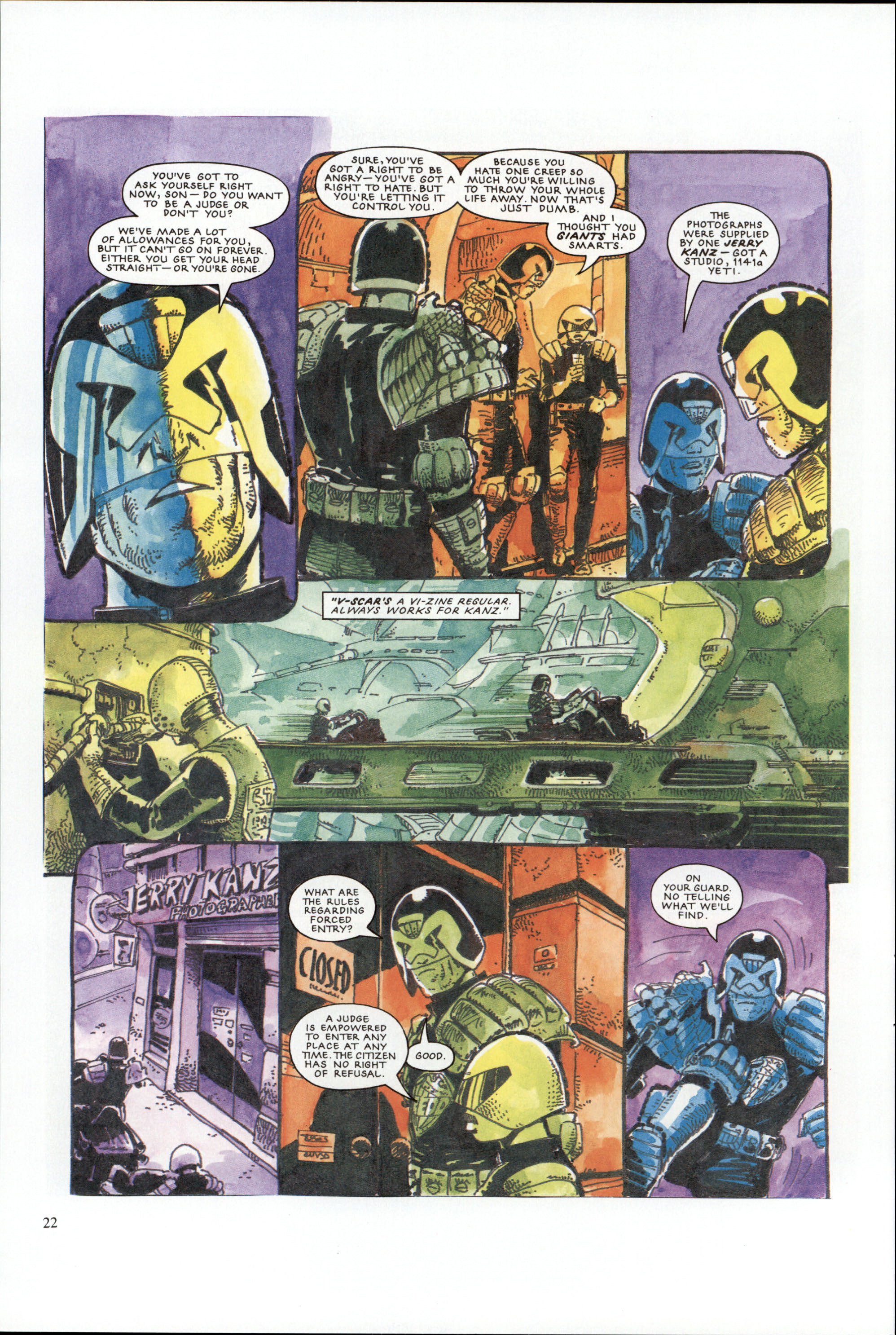 Read online Dredd Rules! comic -  Issue #17 - 24