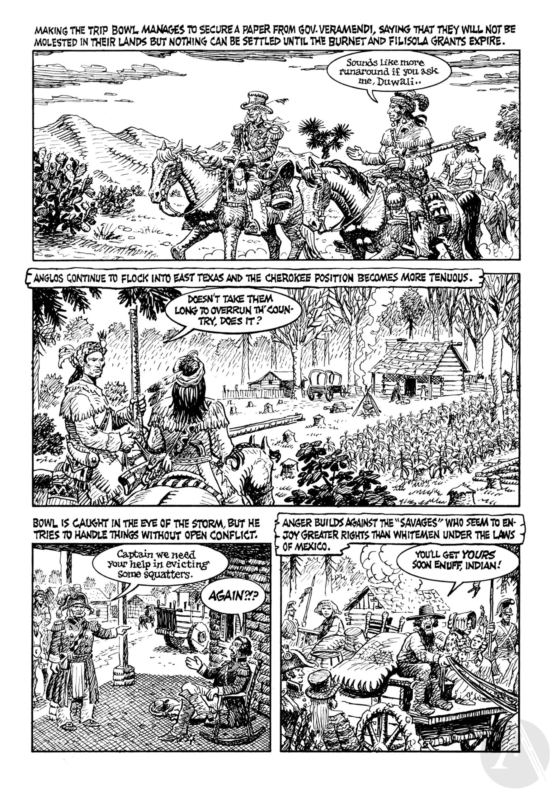 Read online Indian Lover: Sam Houston & the Cherokees comic -  Issue # TPB - 42