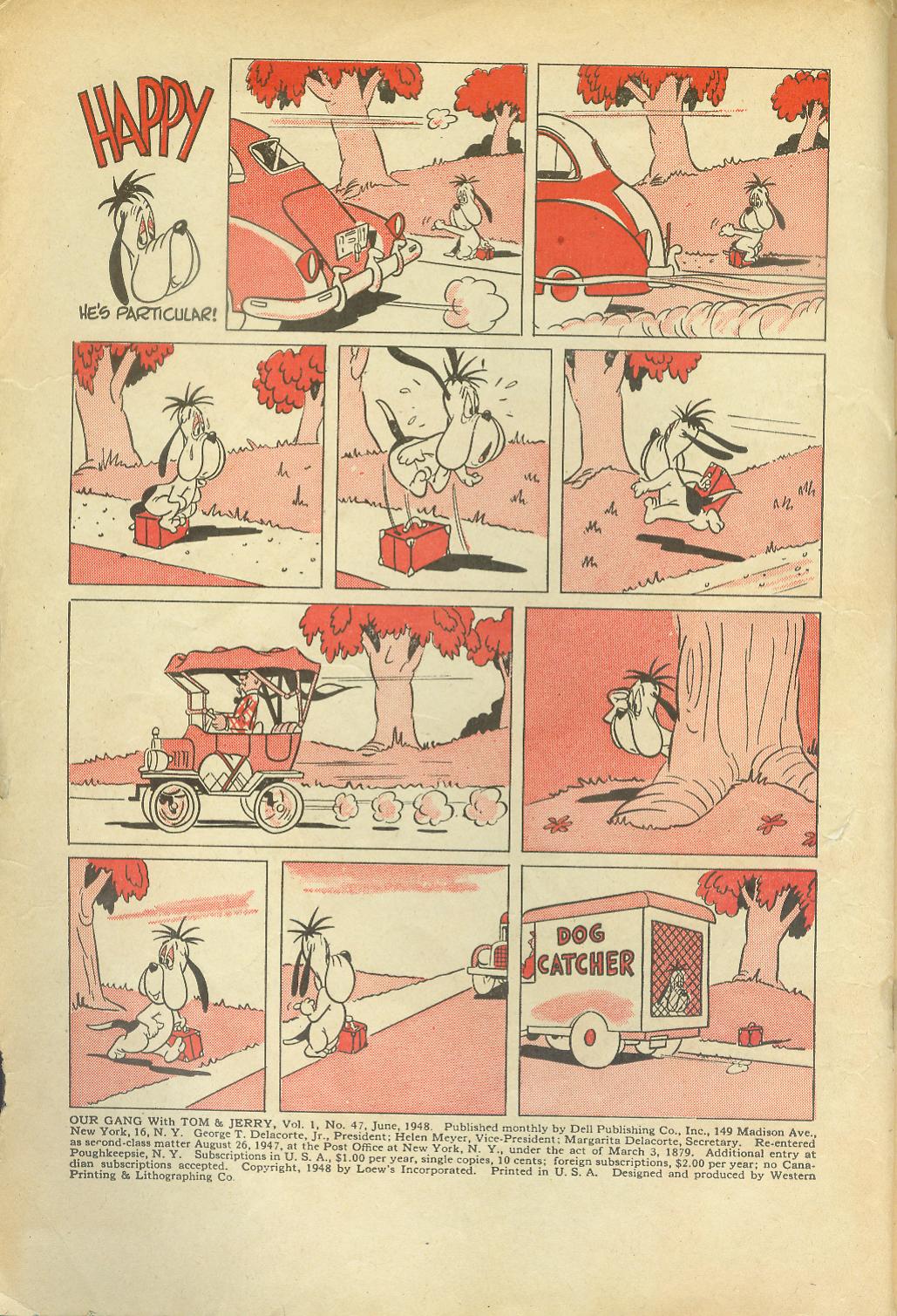 Read online Our Gang with Tom & Jerry comic -  Issue #47 - 2