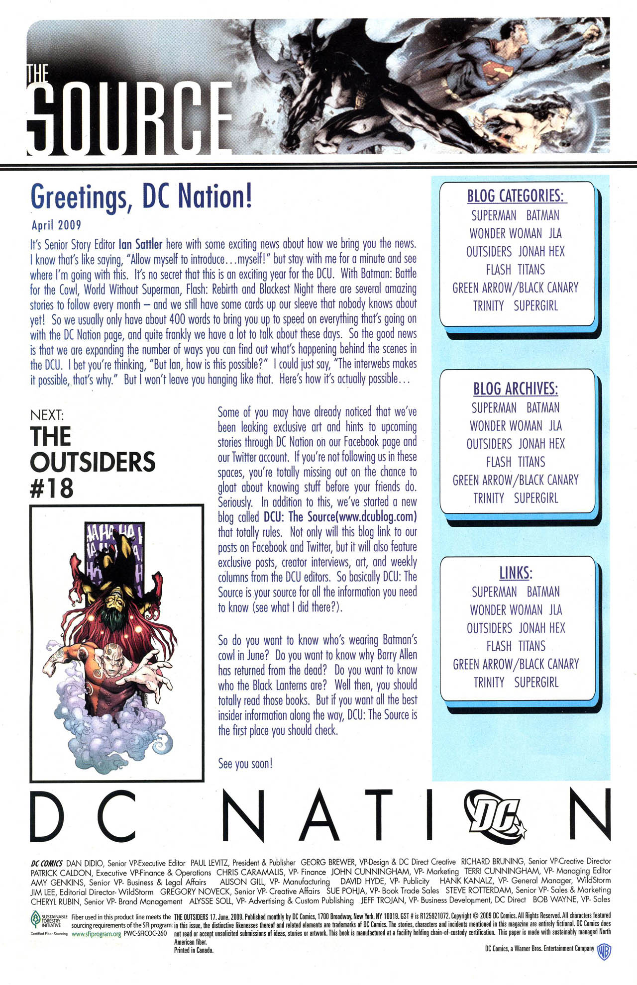 Read online The Outsiders (2009) comic -  Issue #17 - 24