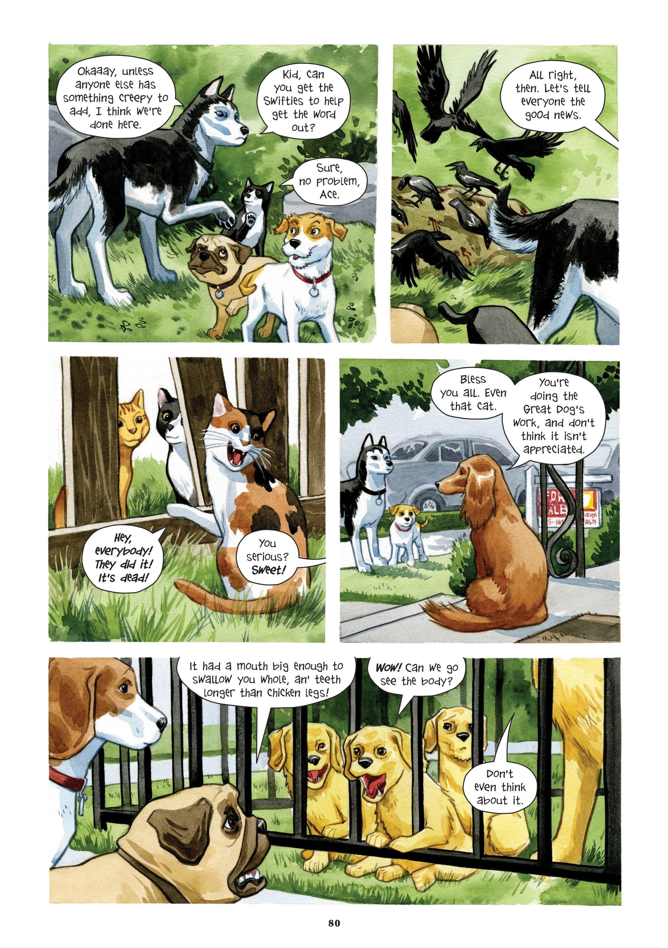 Read online Beasts of Burden: Neighborhood Watch (2019) comic -  Issue # TPB (Part 1) - 80