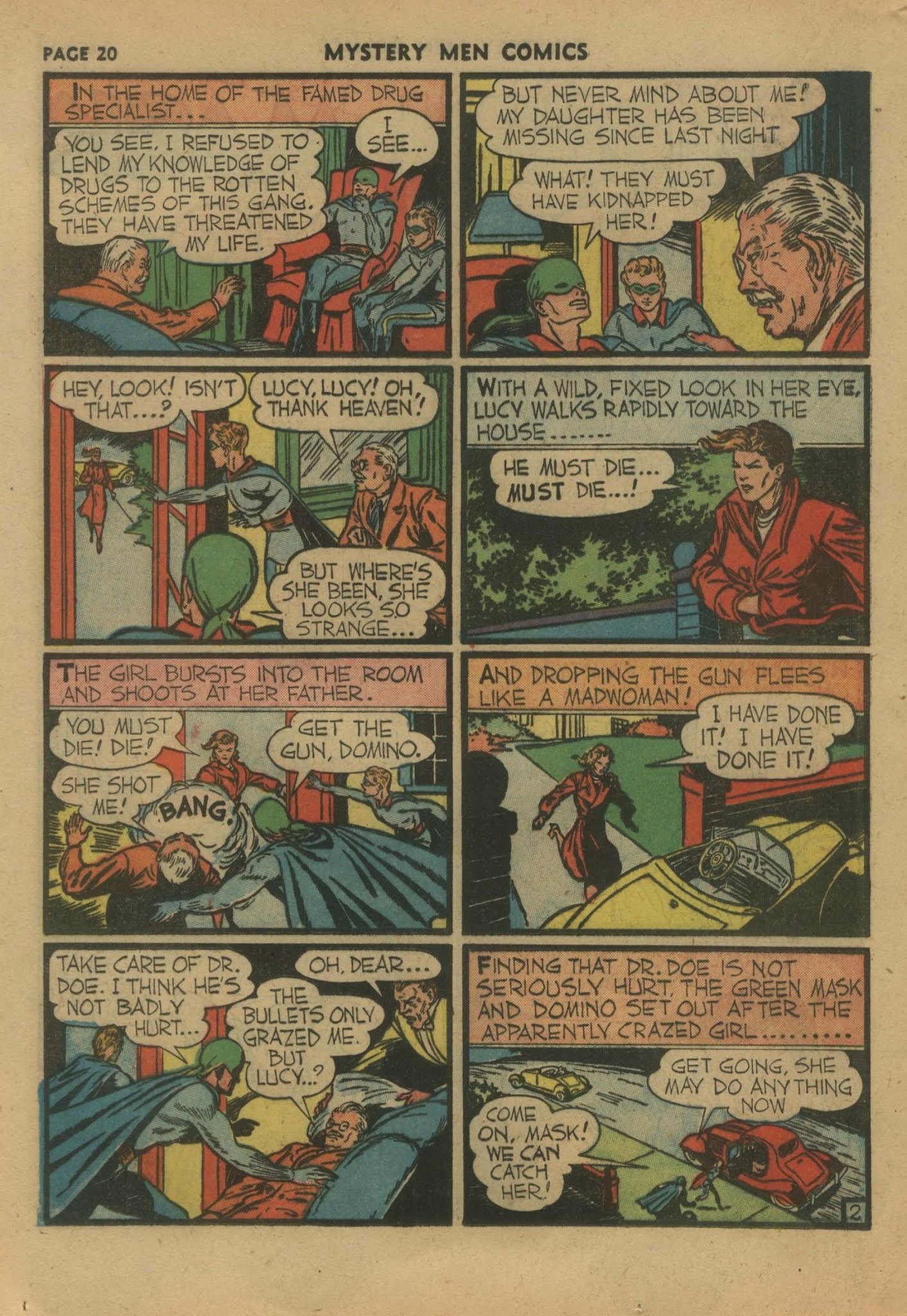 Read online Mystery Men Comics comic -  Issue #21 - 22