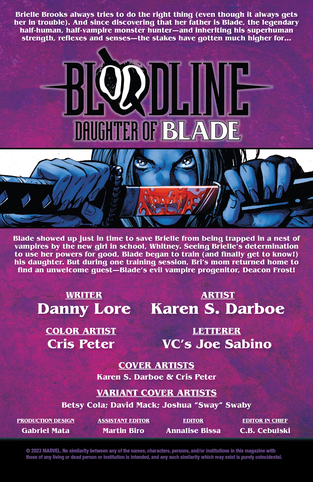 Bloodline: Daughter of Blade issue 4 - Page 2
