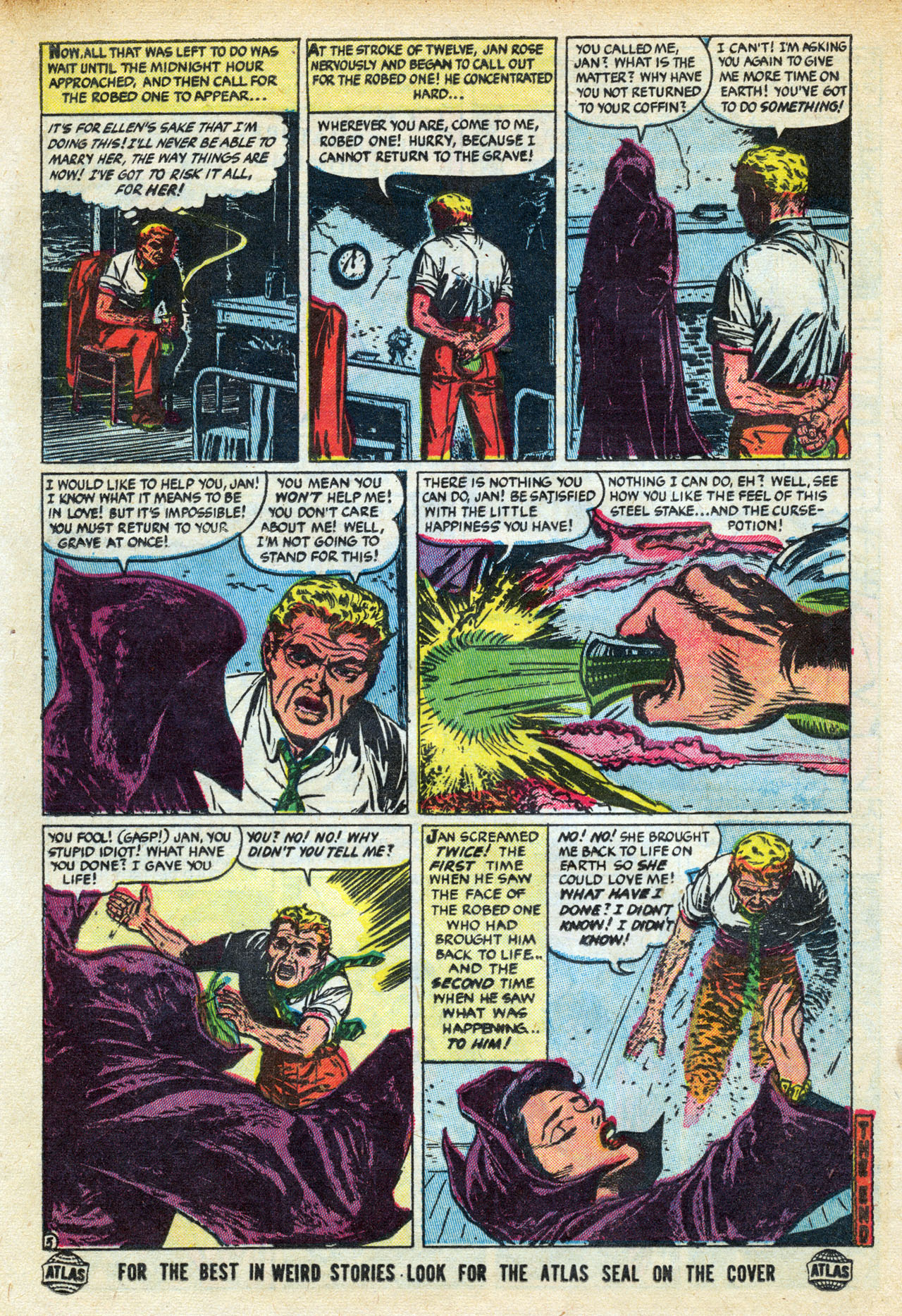 Read online Mystic (1951) comic -  Issue #33 - 20