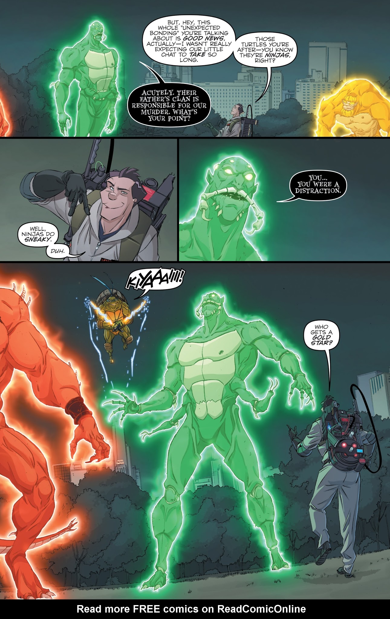 Read online Teenage Mutant Ninja Turtles/Ghostbusters 2 comic -  Issue #5 - 16