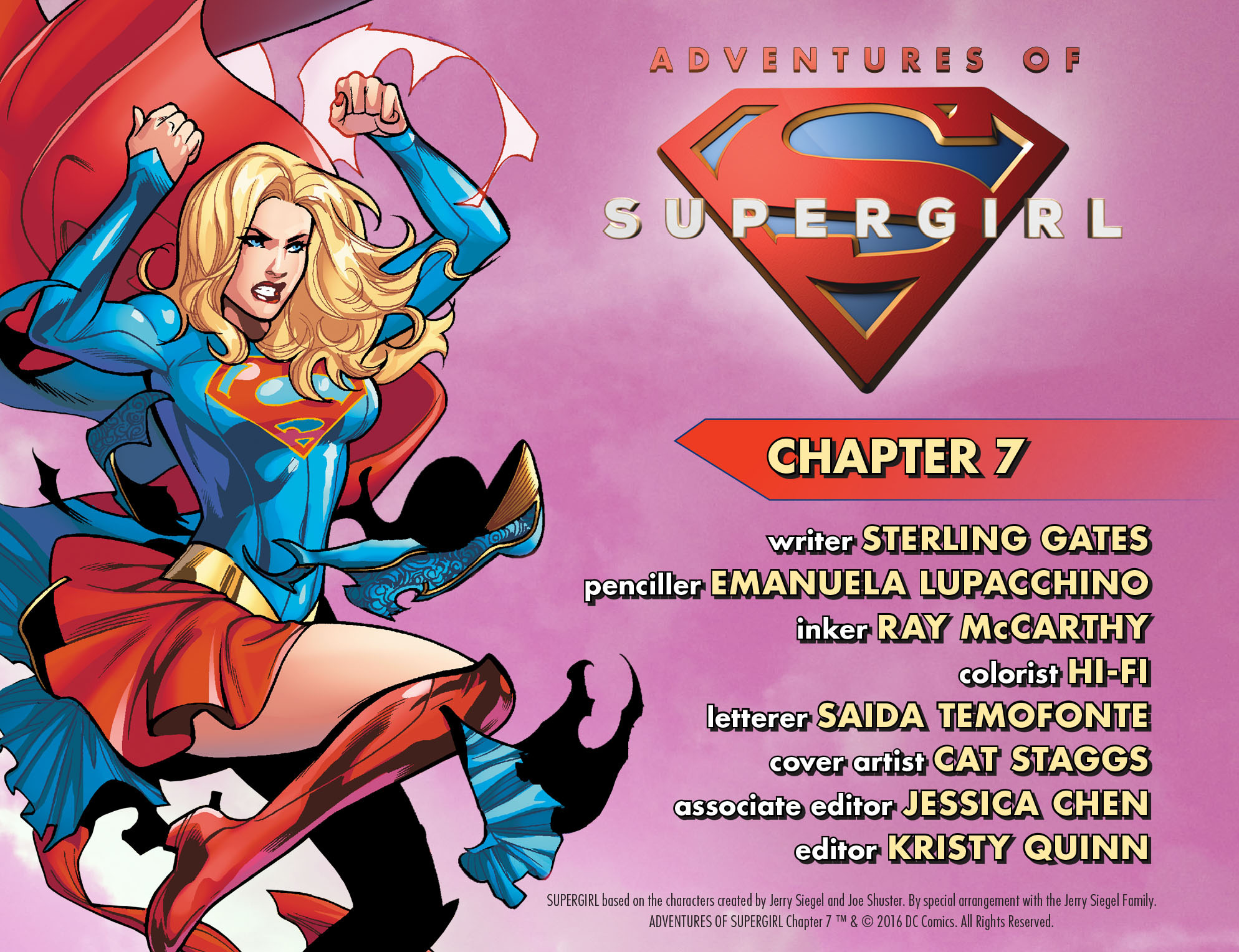 Read online Adventures of Supergirl comic -  Issue #7 - 2