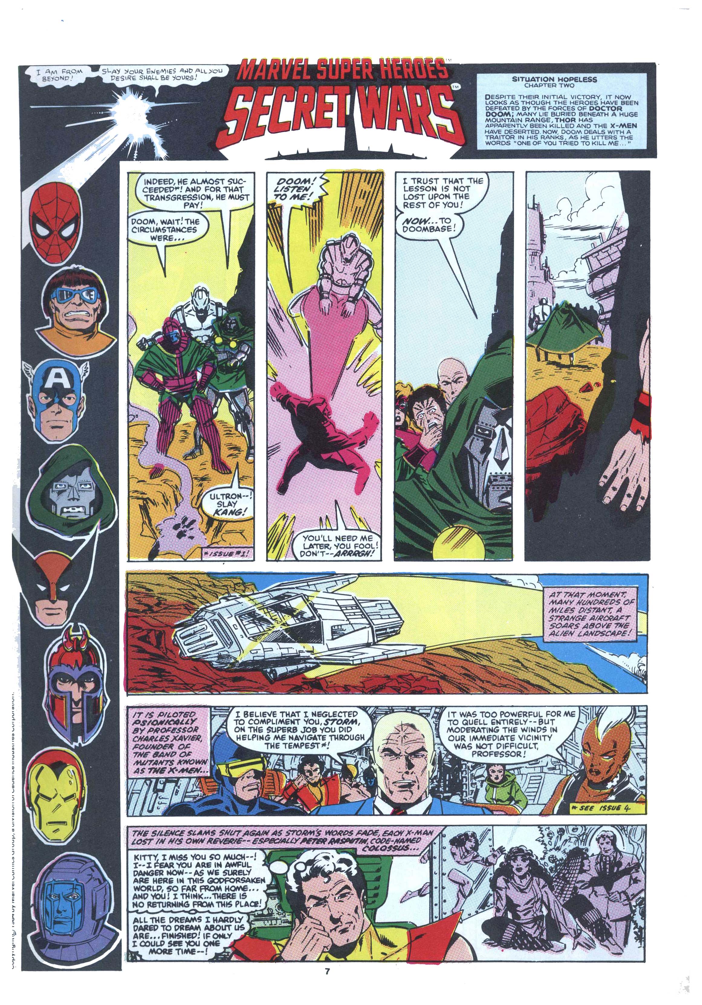 Read online Secret Wars (1985) comic -  Issue #7 - 7