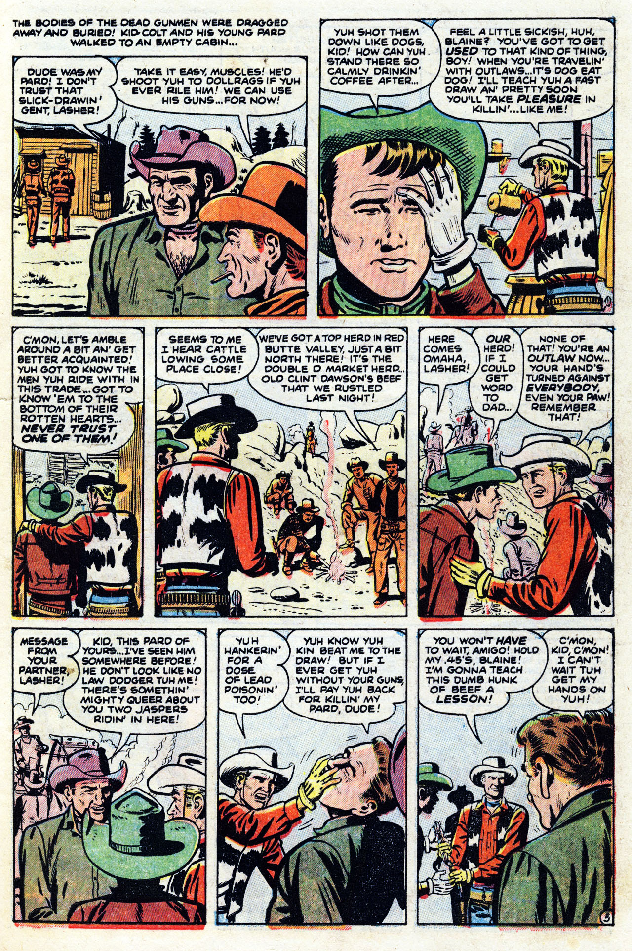 Read online Kid Colt Outlaw comic -  Issue #30 - 7