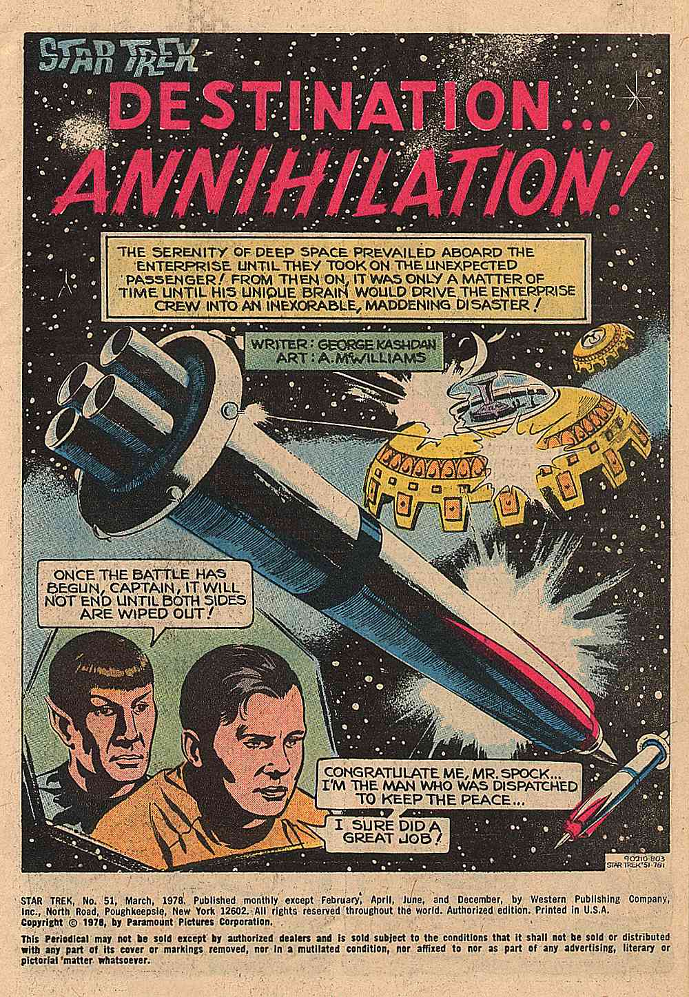 Read online Star Trek (1967) comic -  Issue #51 - 2